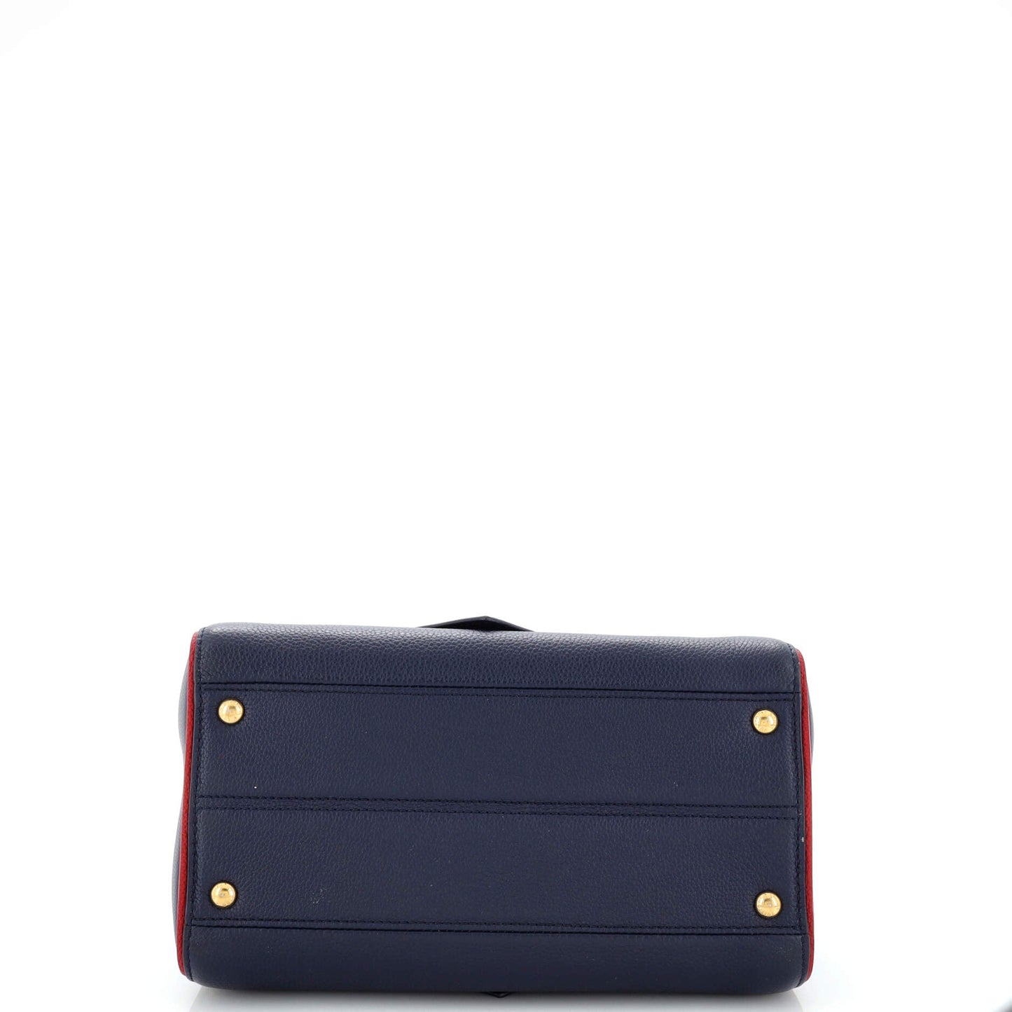 Louis Vuitton Double V Handbag Calfskin with Monogram Canvas