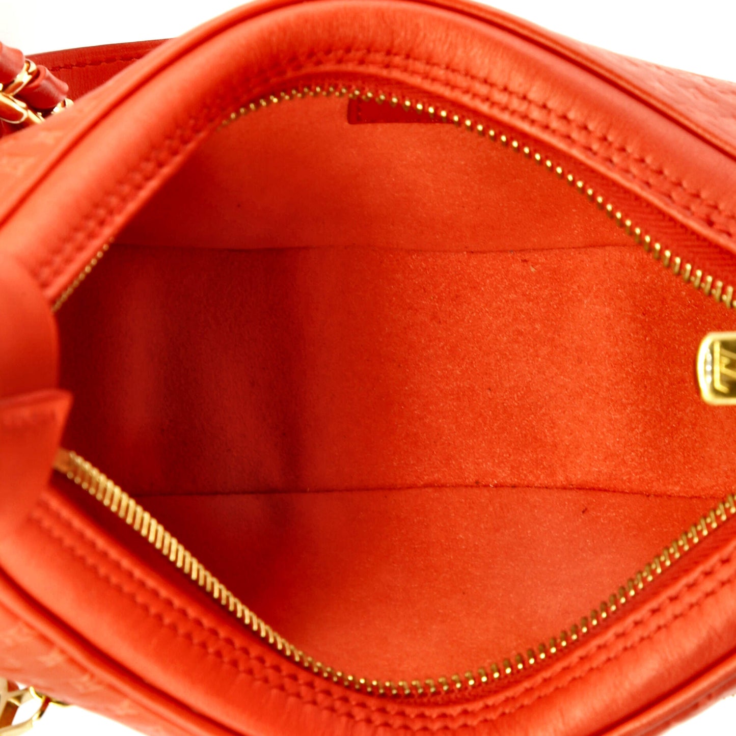 Louis Vuitton Loop Handbag Nanogram Embossed Leather