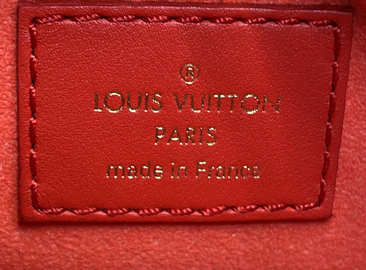 Louis Vuitton Loop Handbag Nanogram Embossed Leather