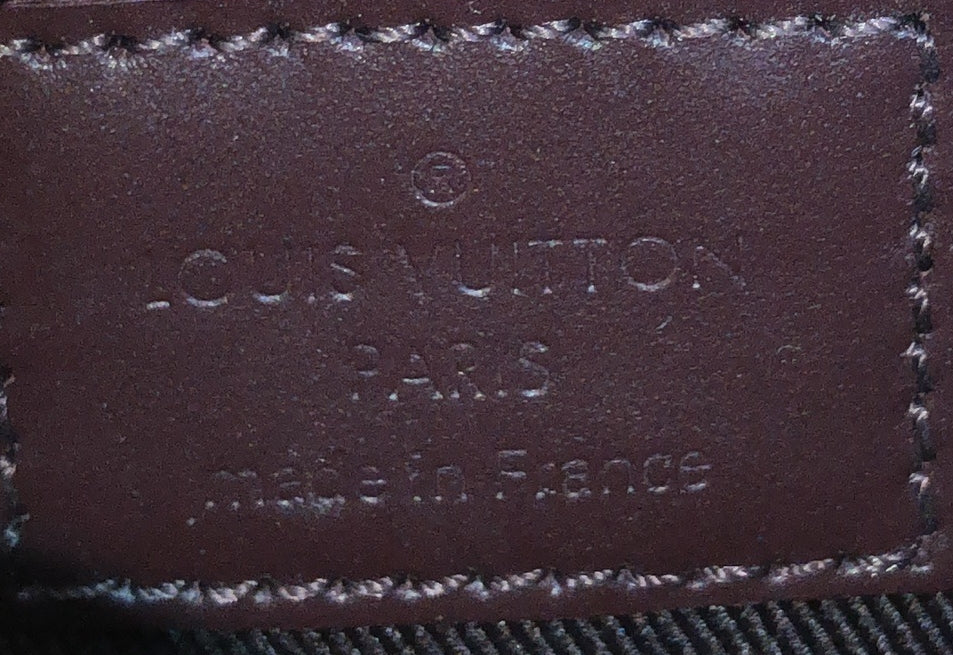 Louis Vuitton Pochette Accessoires Monogram Vernis with Monogram Canvas Mini