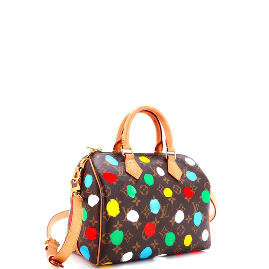 Louis Vuitton  Bandouliere Bag Yayoi Kusama Painted Dots Monogram Canvas 25