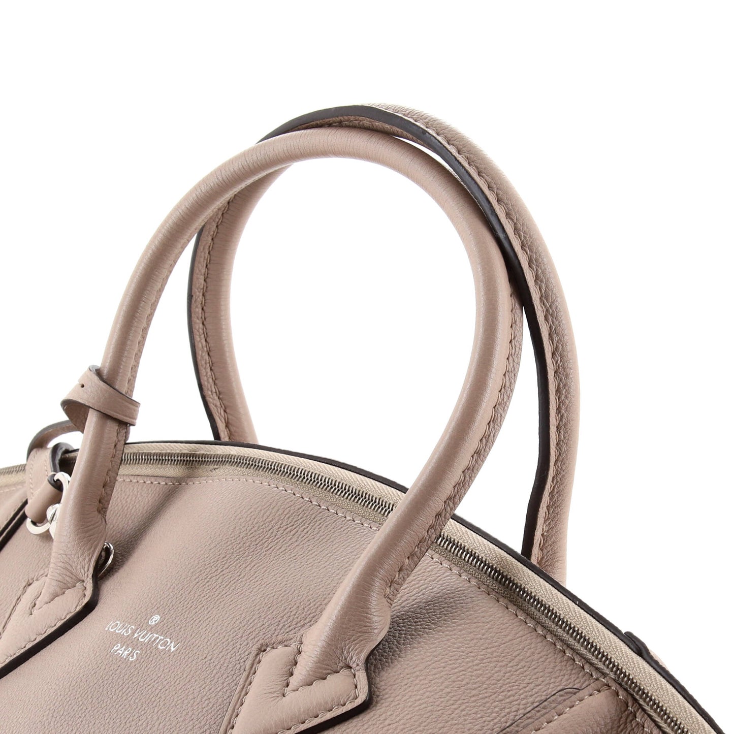 Louis Vuitton Soft Lockit Handbag Leather MM