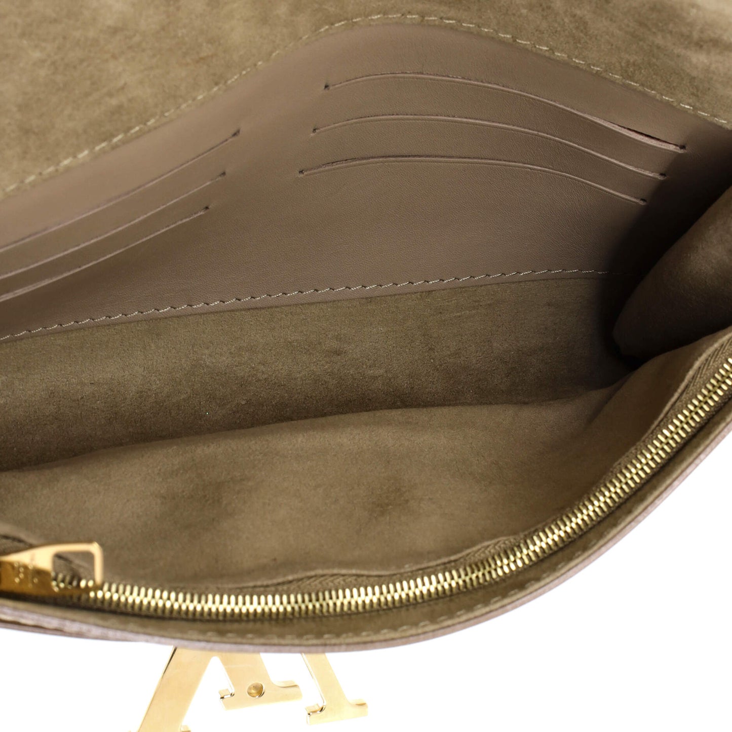 Louis Vuitton Louise Clutch Leather Long