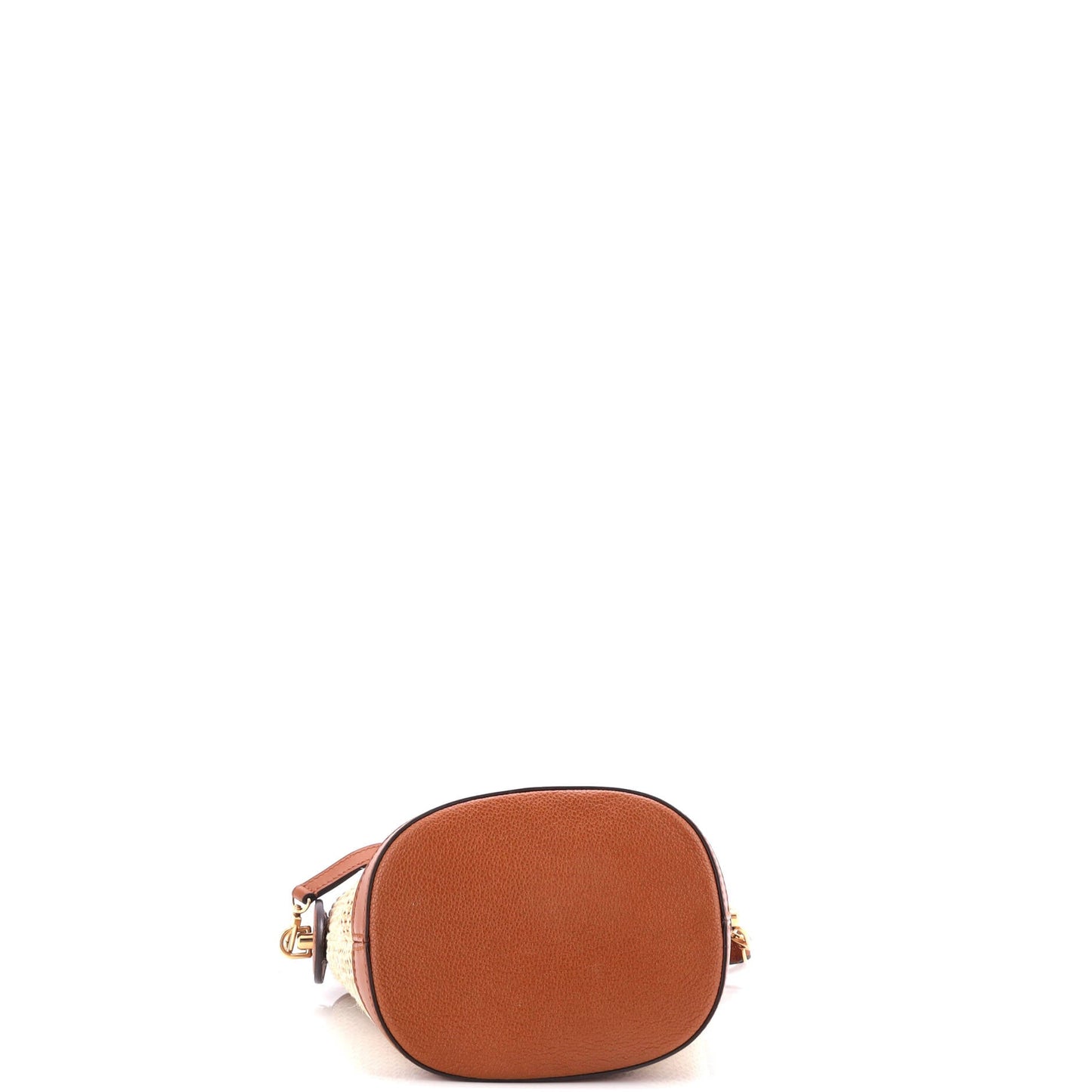 Louis Vuitton Petit Bucket NM Bag Raffia with Leather