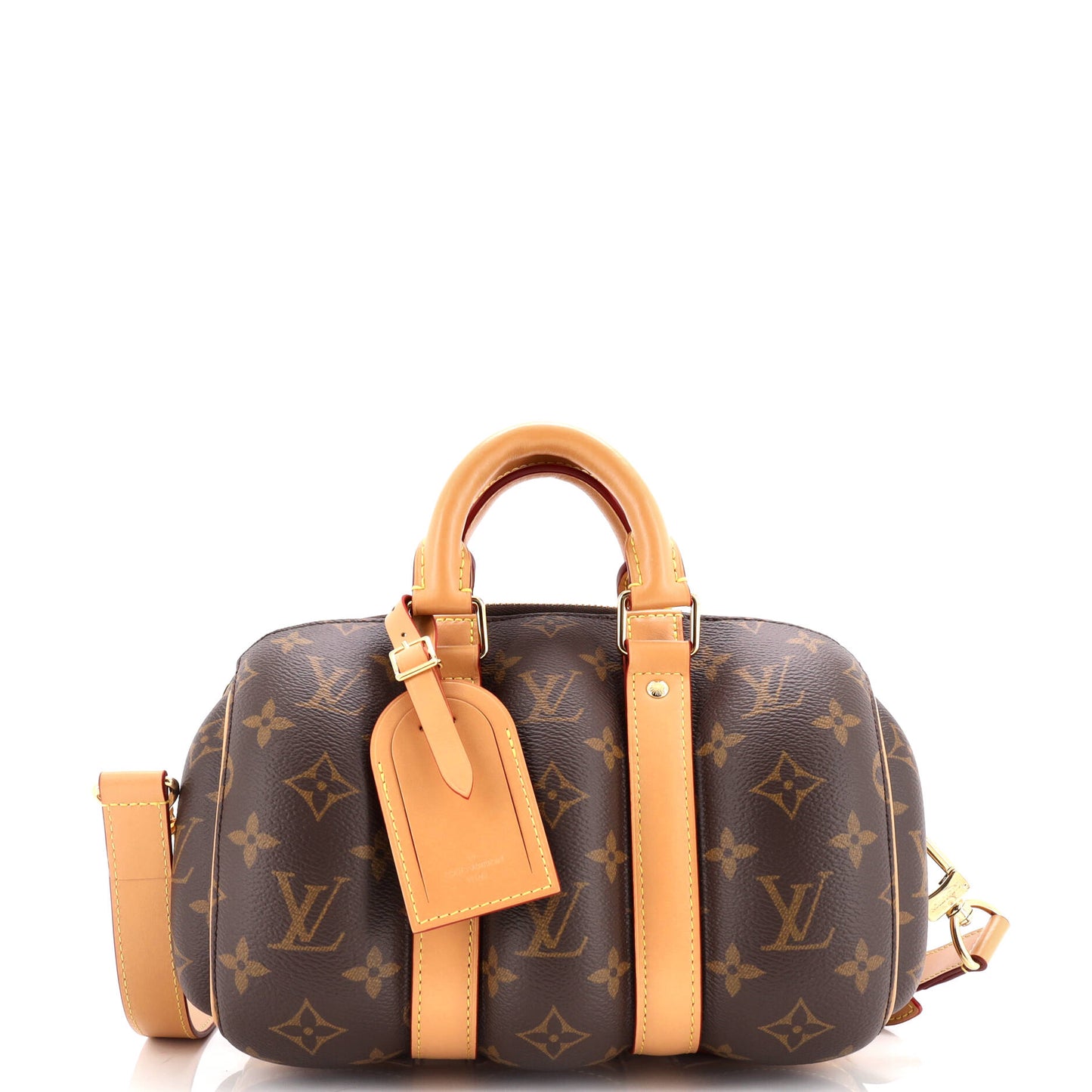 Louis Vuitton Keepall Bandouliere Bag Blown Up Monogram Canvas 25