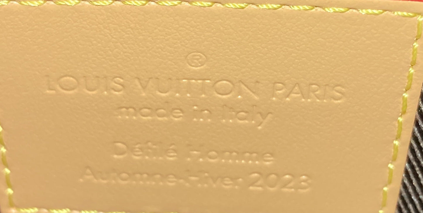 Louis Vuitton Keepall Bandouliere Bag Blown Up Monogram Canvas 25