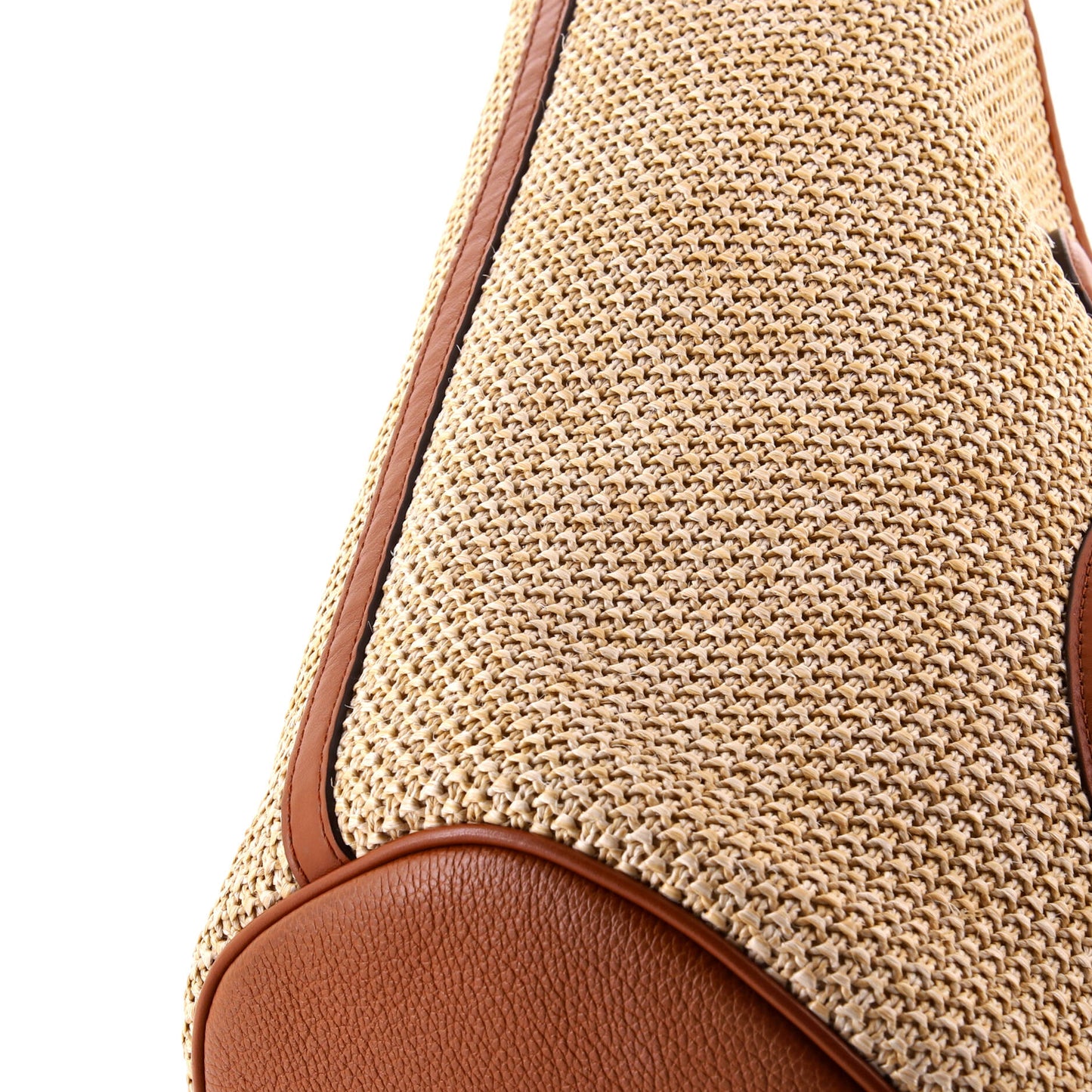 Louis Vuitton Saint Jacques NM Handbag Raffia and Leather