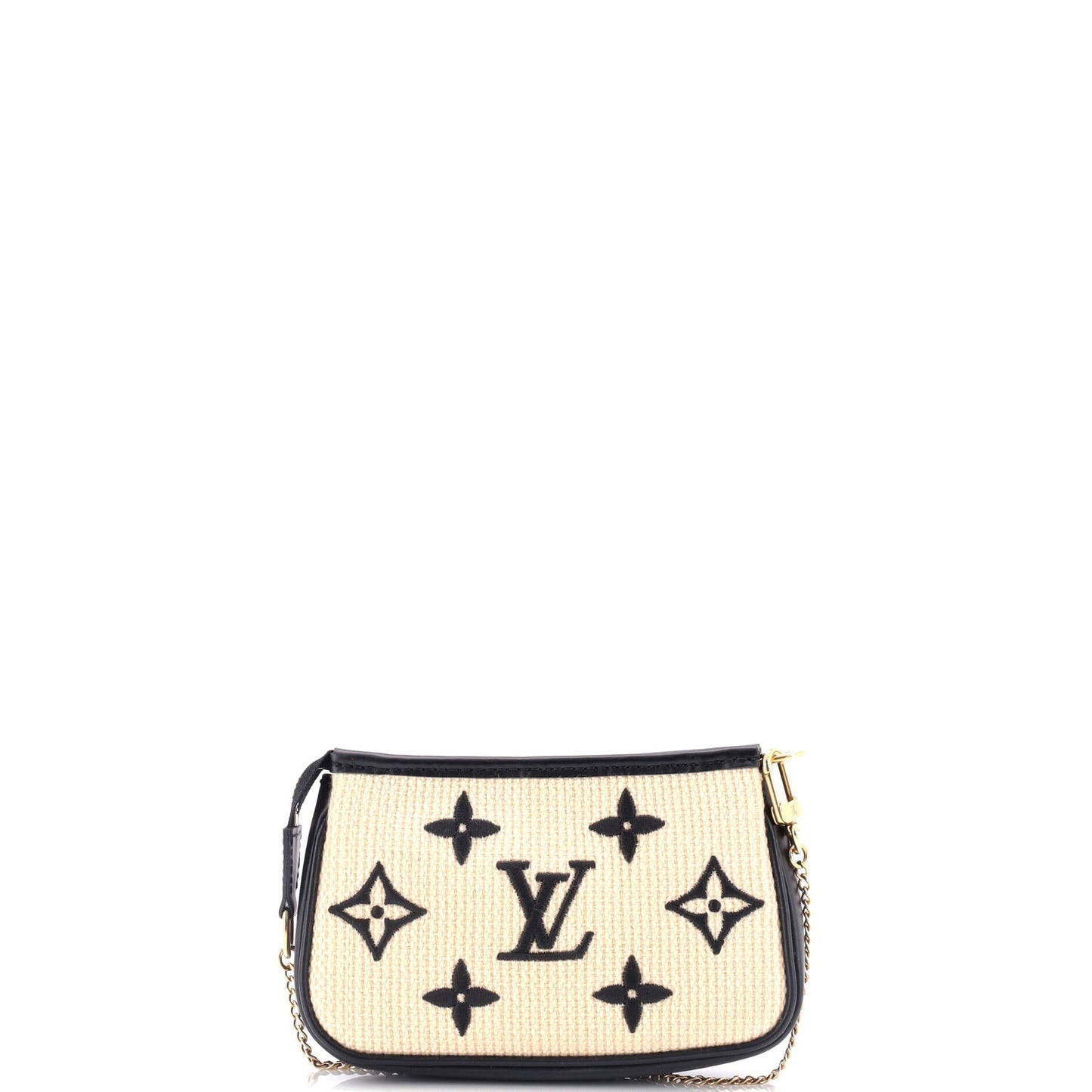Louis Vuitton Pochette Accessoires Monogram Giant Embroidered Cotton Mini