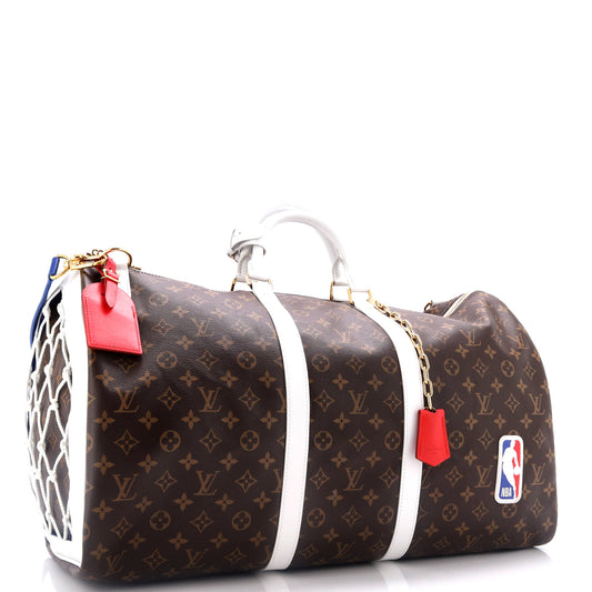 Louis Vuitton x NBA Basketball Keepall Bandouliere Bag Monogram Canvas 55