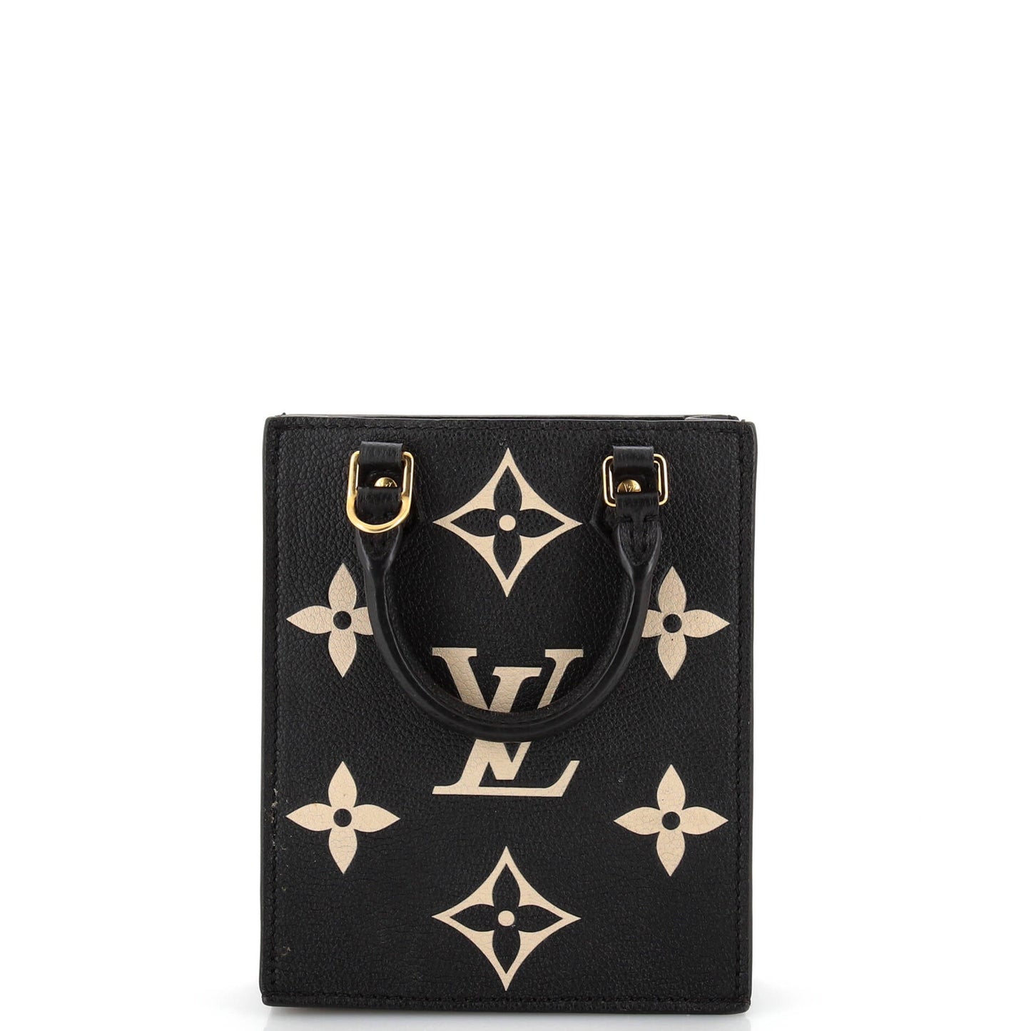 Louis Vuitton Petit Sac Plat Bag Bicolor Monogram Empreinte Giant
