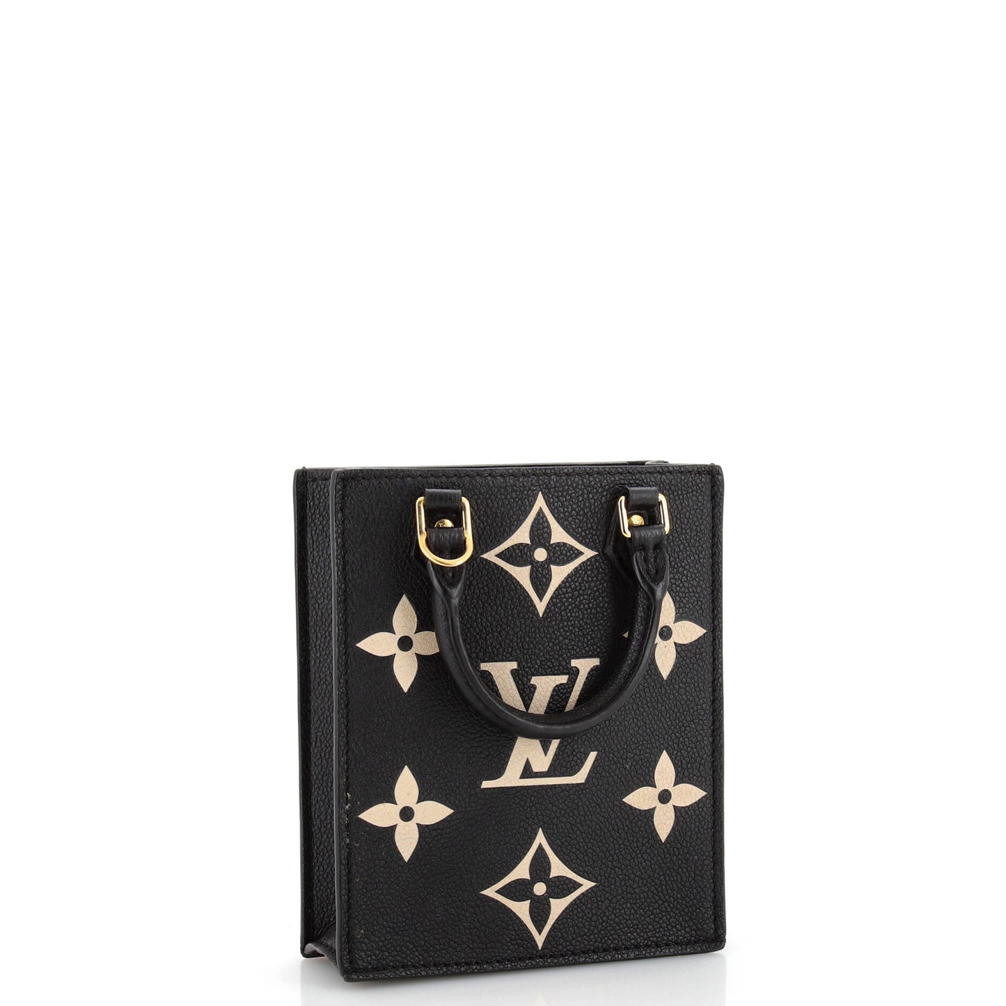 Louis Vuitton Petit Sac Plat Bag Bicolor Monogram Empreinte Giant