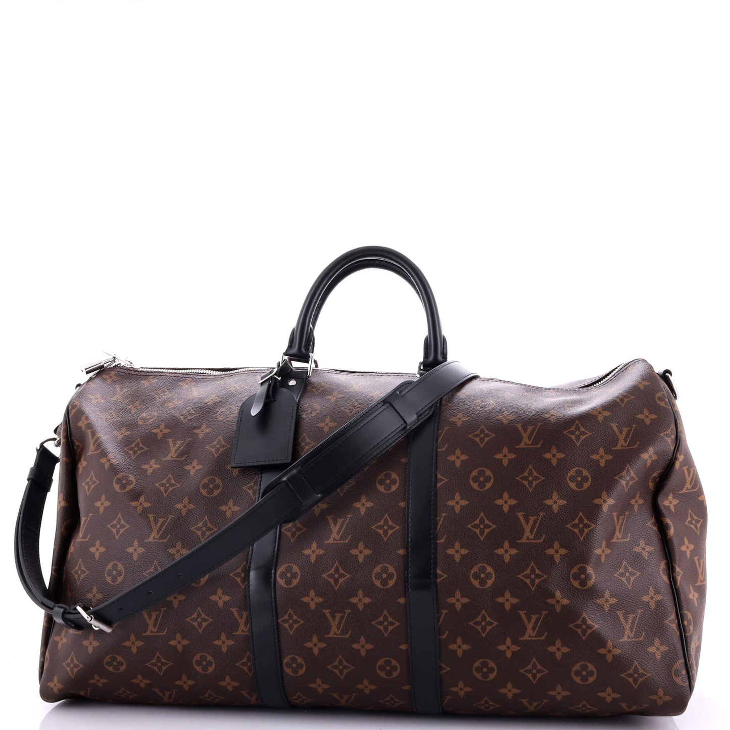 Louis Vuitton Keepall Bandouliere Bag Macassar Monogram Canvas 55