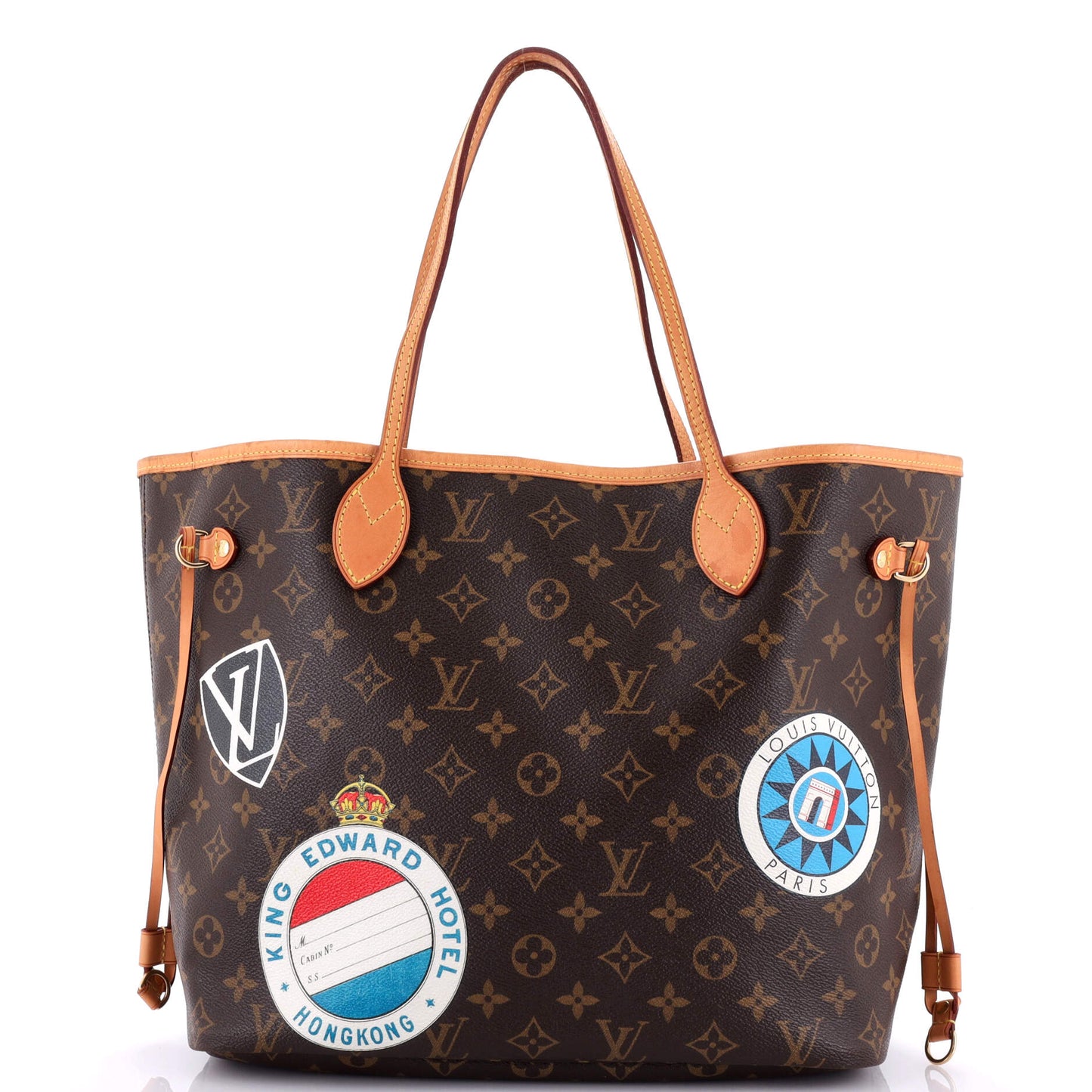 Louis Vuitton Neverfull NM Tote My World Tour Monogram Canvas MM