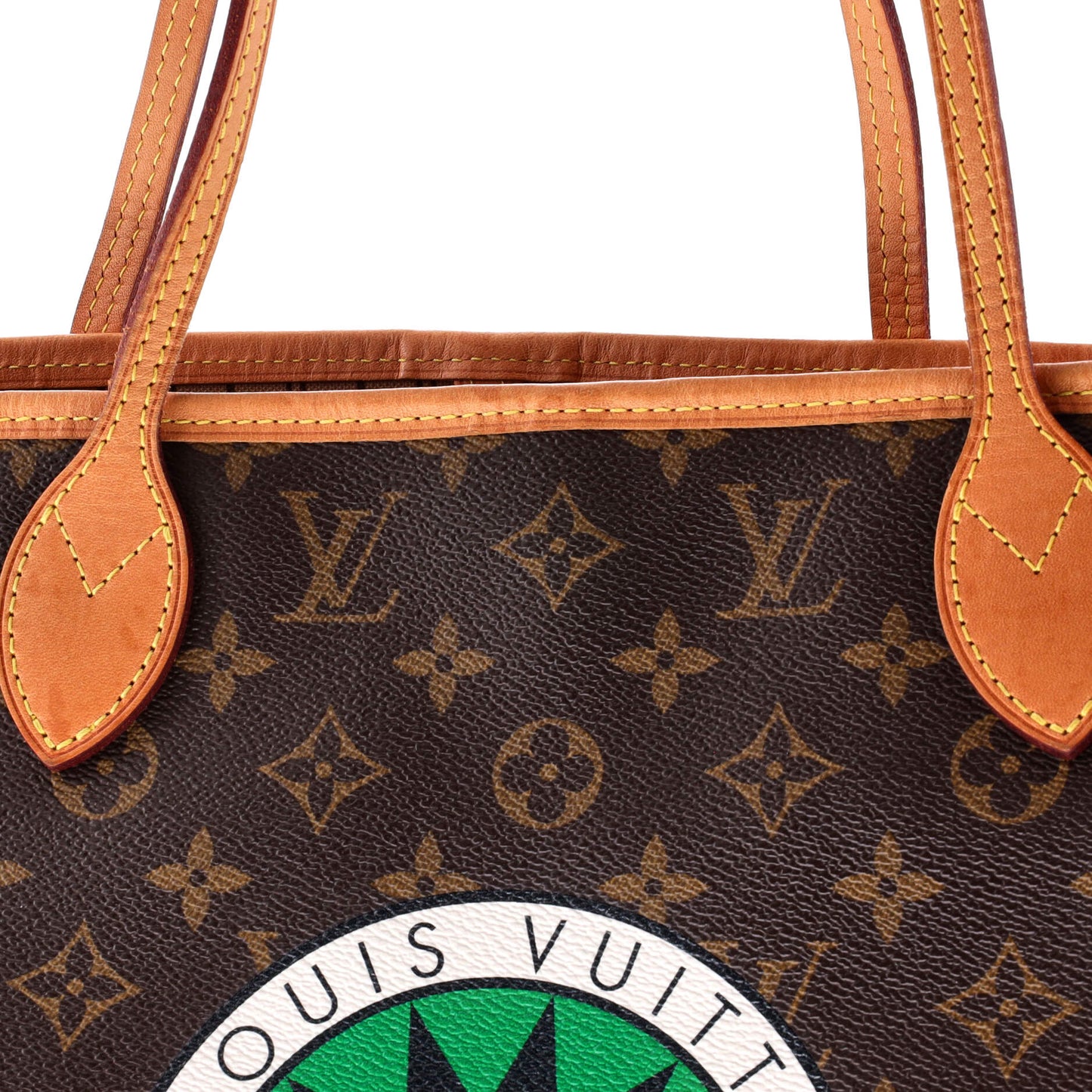 Louis Vuitton Neverfull NM Tote My World Tour Monogram Canvas MM