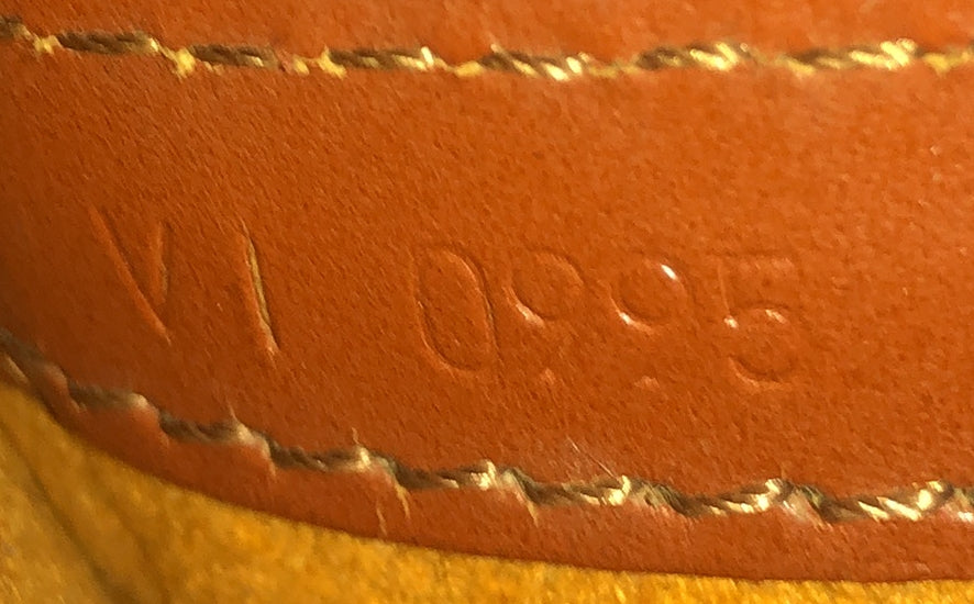 Louis Vuitton Lussac Handbag Epi Leather