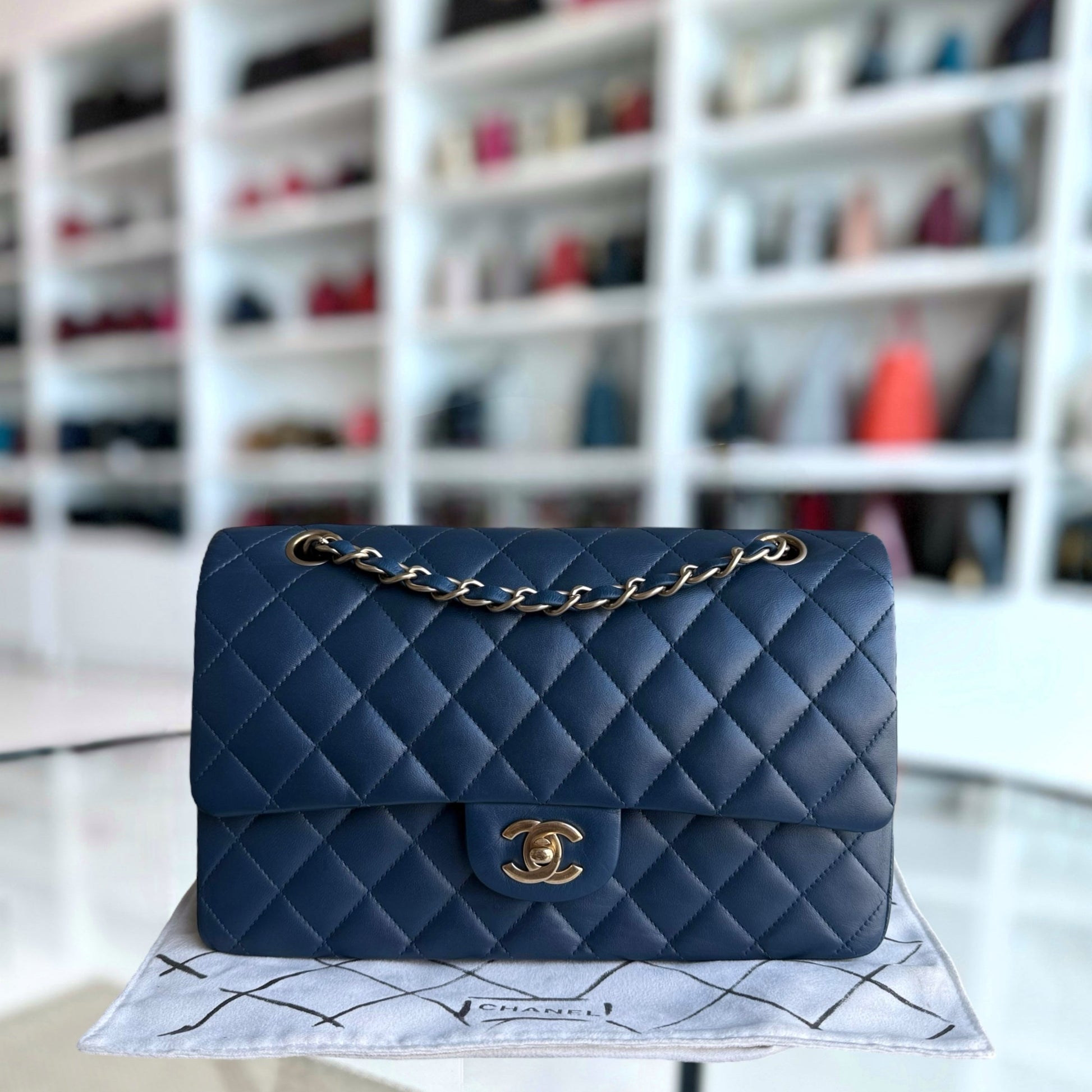 Chanel Classic Flap Medium Shoulder Bag - EworeBags