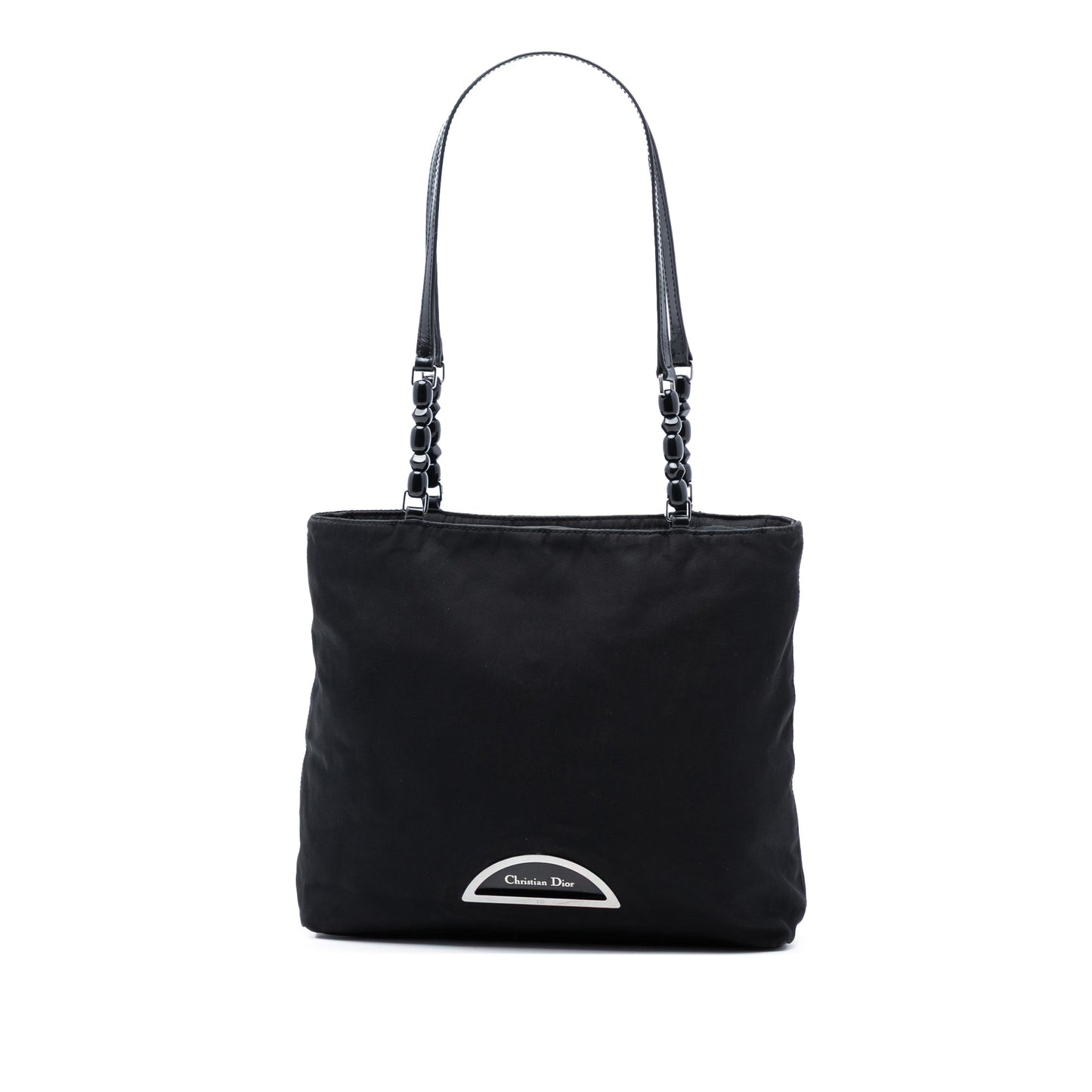 Black Dior Nylon Malice Tote