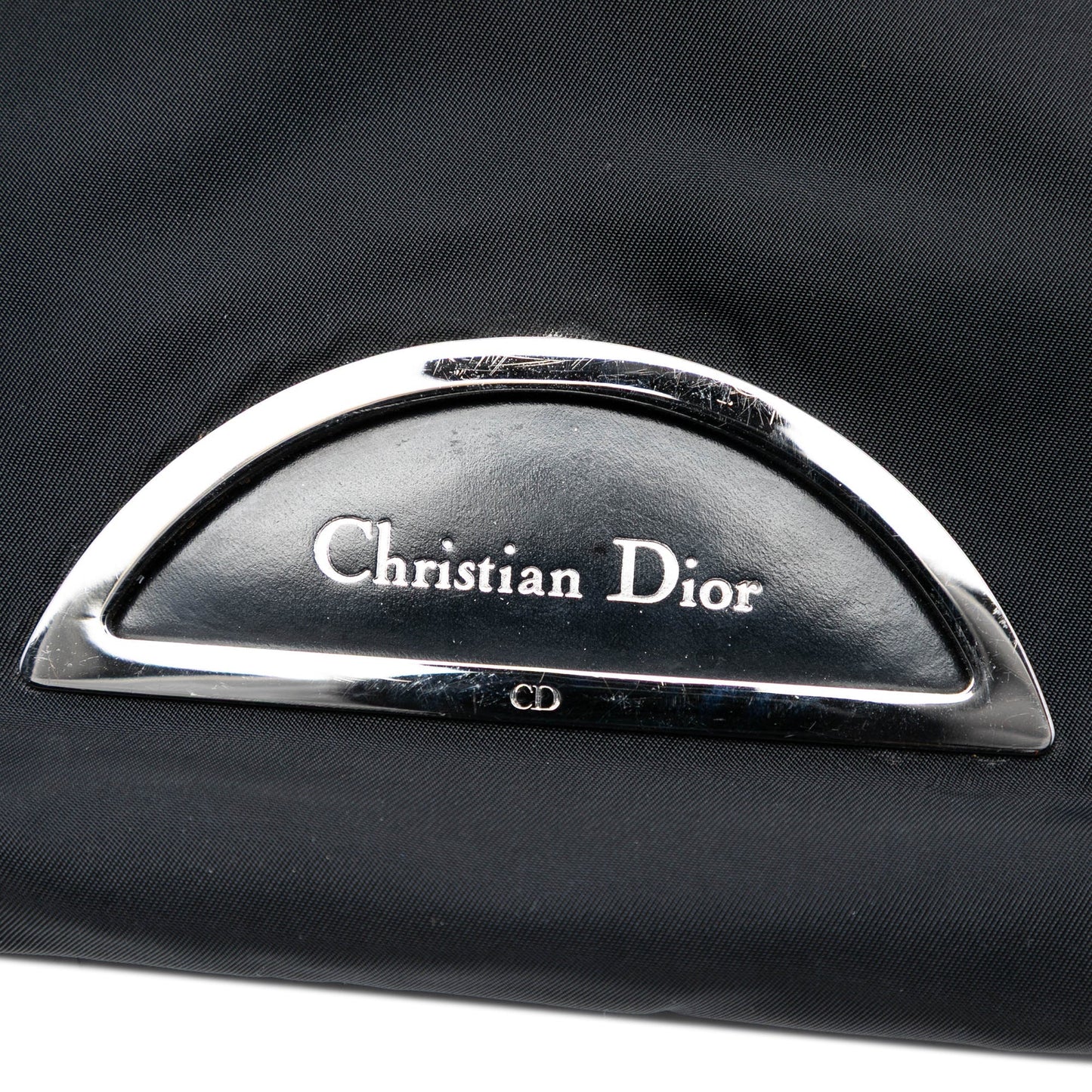 Black Dior Nylon Malice Tote