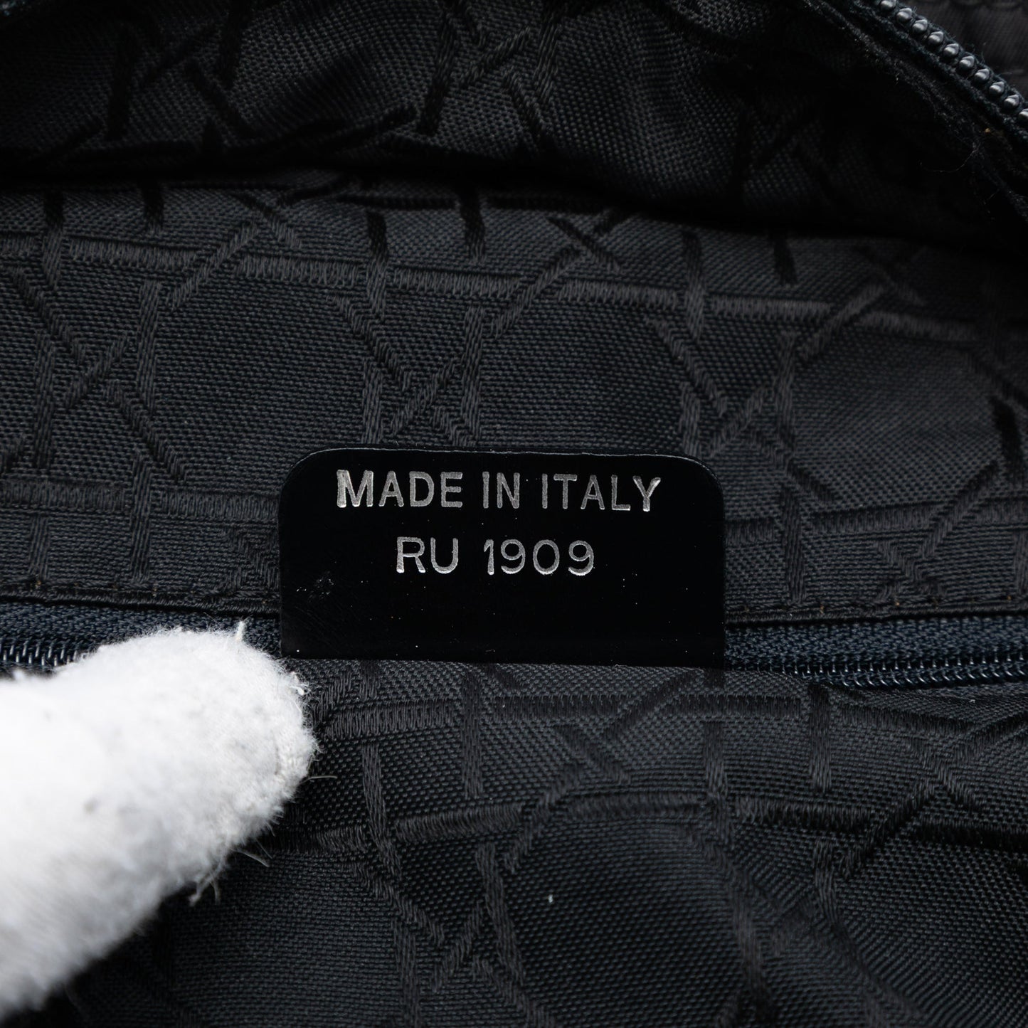 Black Dior Nylon Malice Tote
