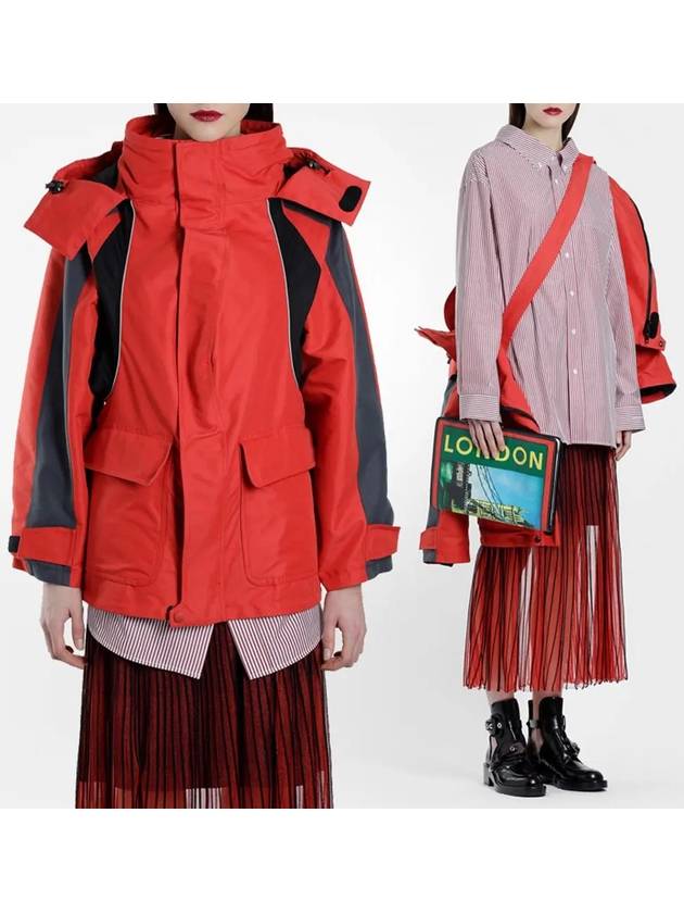 Luxury Balenciaga Trending 2026 Swing Zip-Up Jacket Red