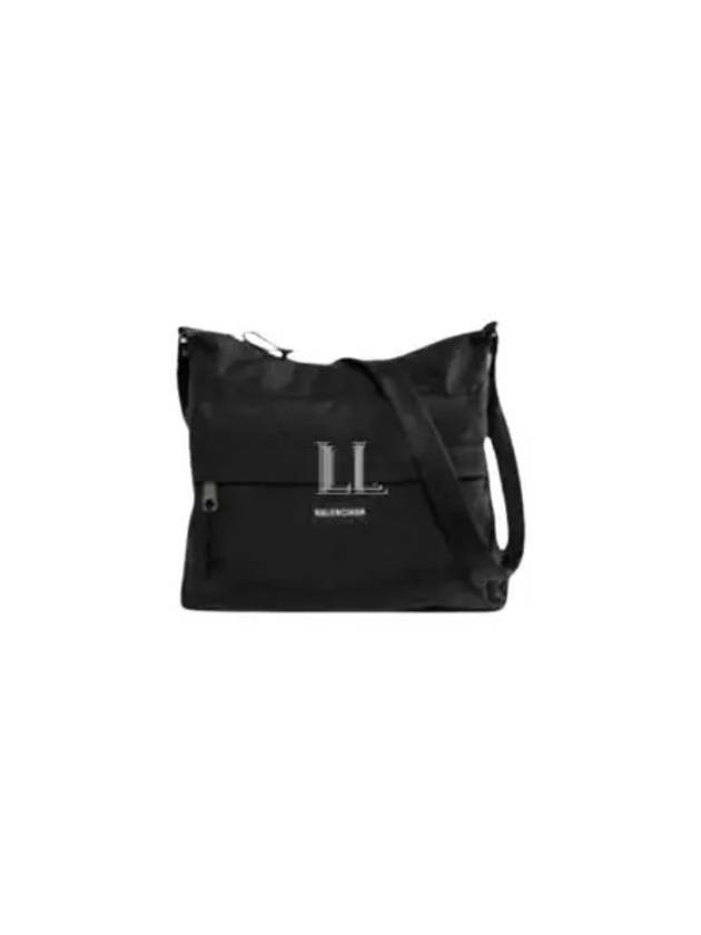 Luxury Balenciaga Trending 2026 Explorer Cross Bag Black