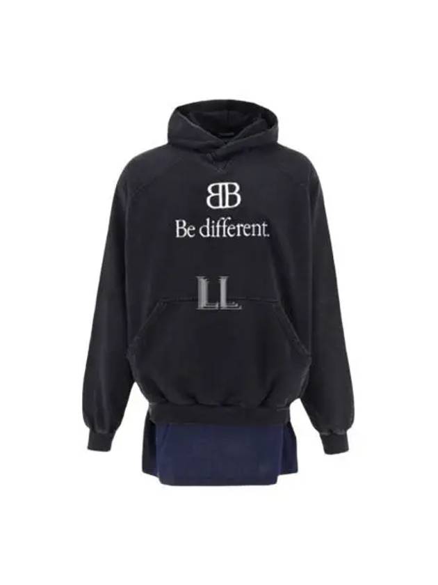Luxury Balenciaga Trending 2026 BB Logo Hoodie Black