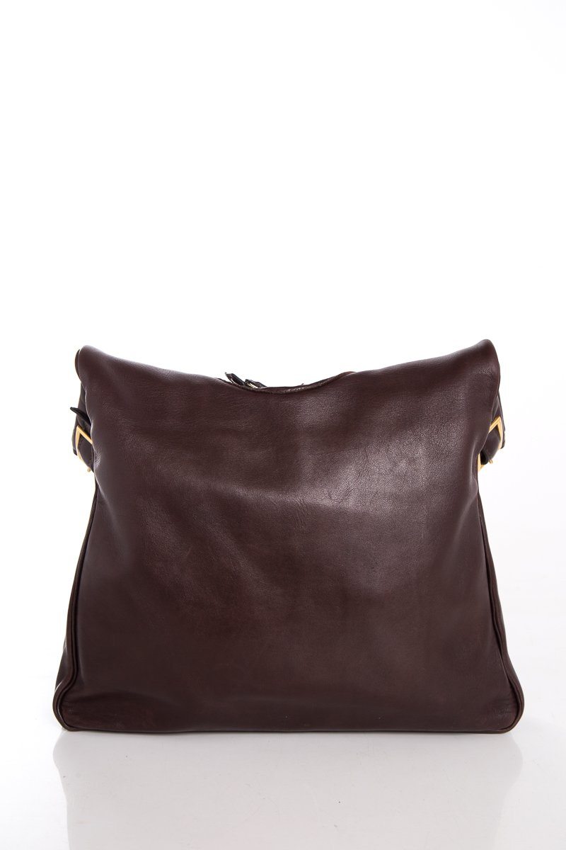 Luxury Hermes Brown Leather Hobo