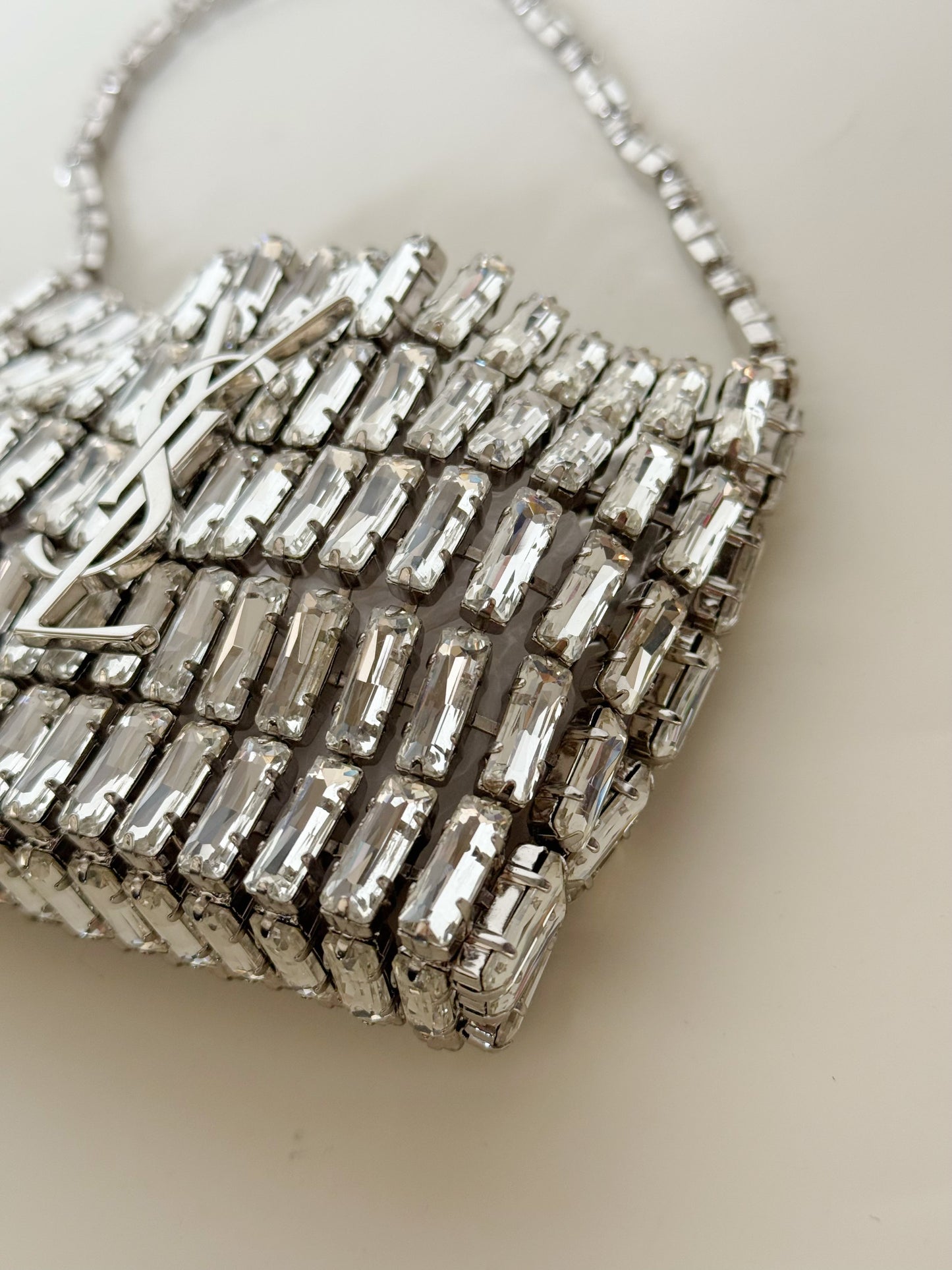 Saint Laurent Crystal Micro Evening Bag