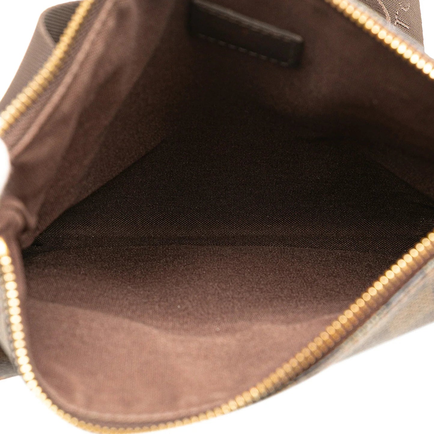 Brown Louis Vuitton Damier Ebene Pochette Melville Crossbody Bag