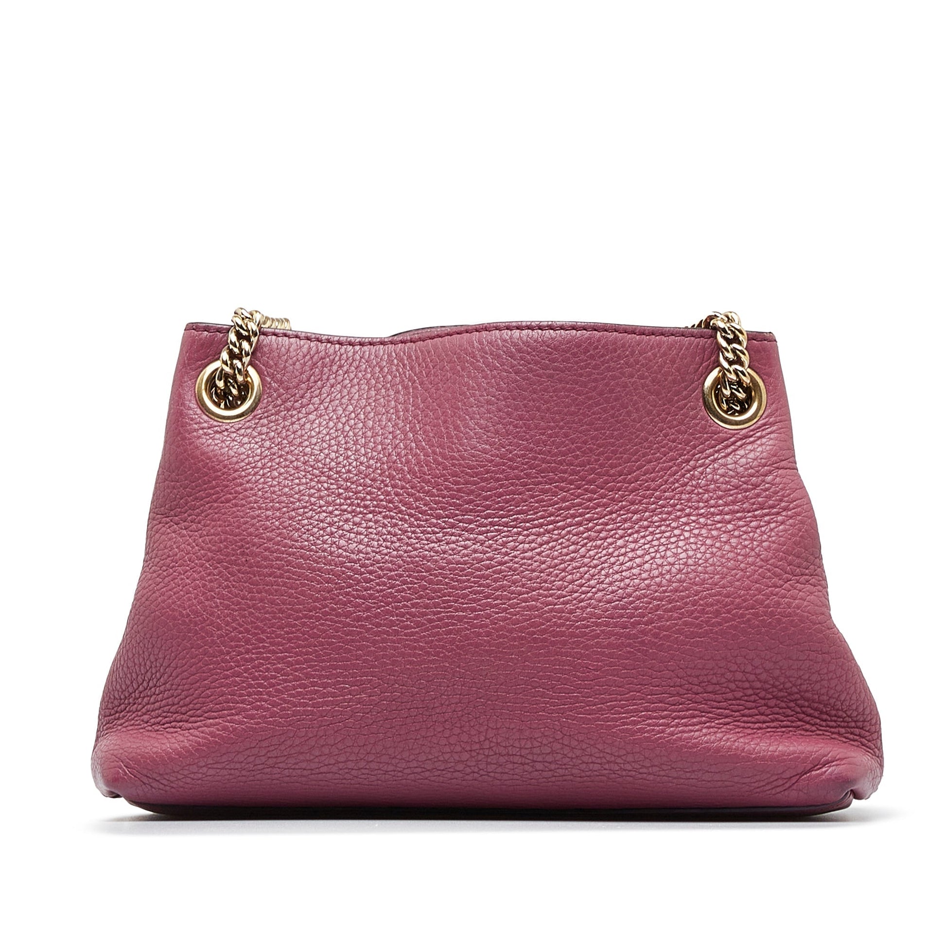 Gucci Soho Purple Leather Chain Tote Style 3