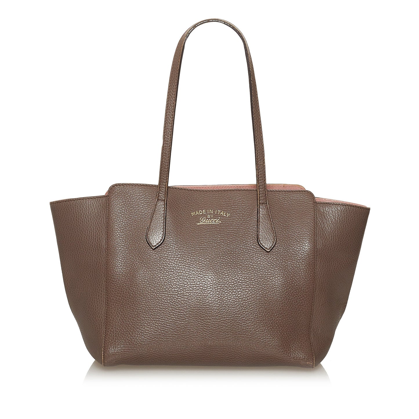 Gucci Brown Leather Tote Style 7