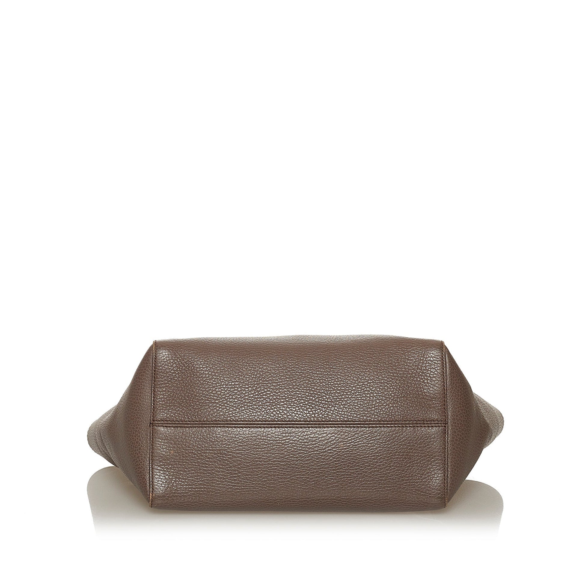 Gucci Brown Leather Tote Style 6