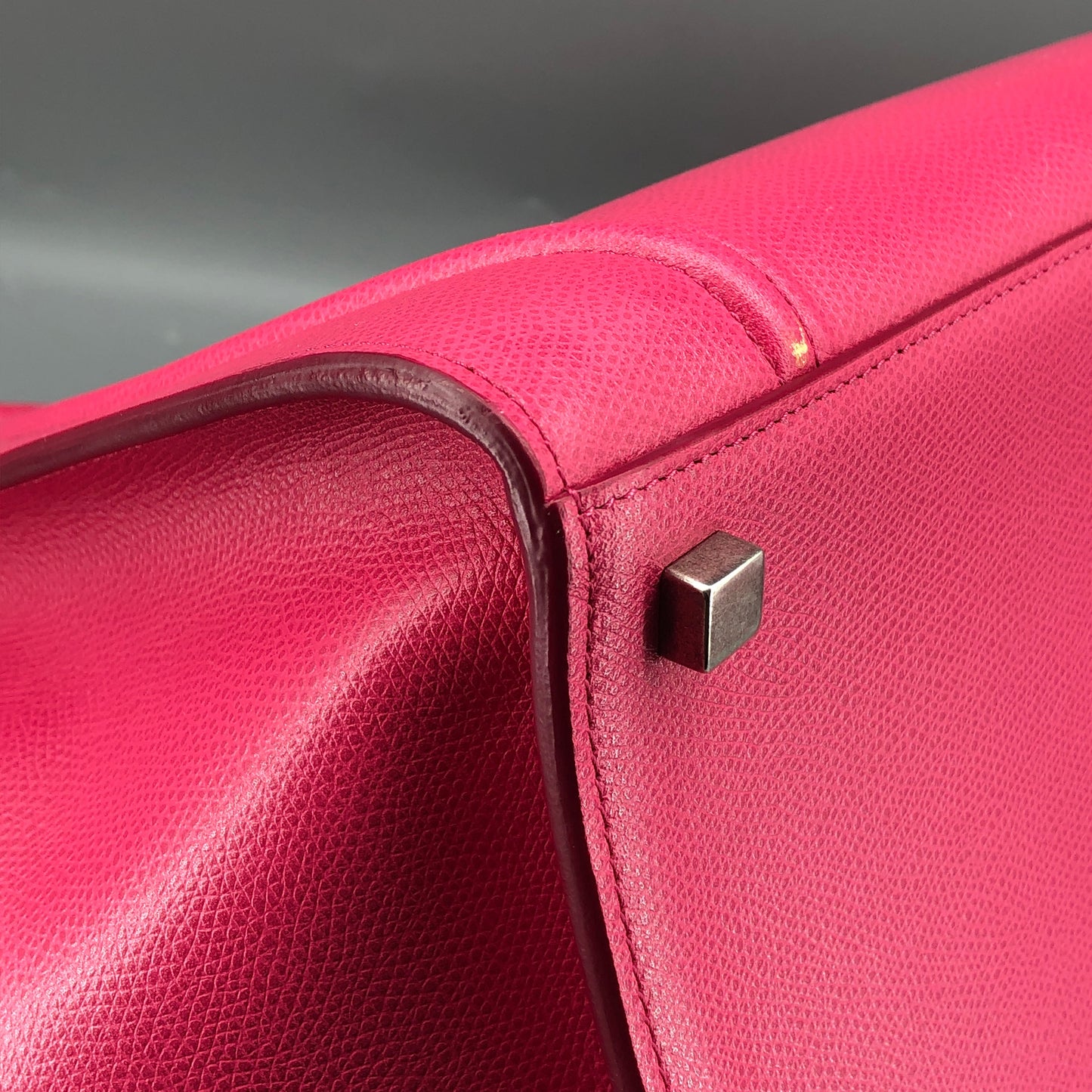 Celine Pink Calf Leather Phantom Luggage Tote Bag
