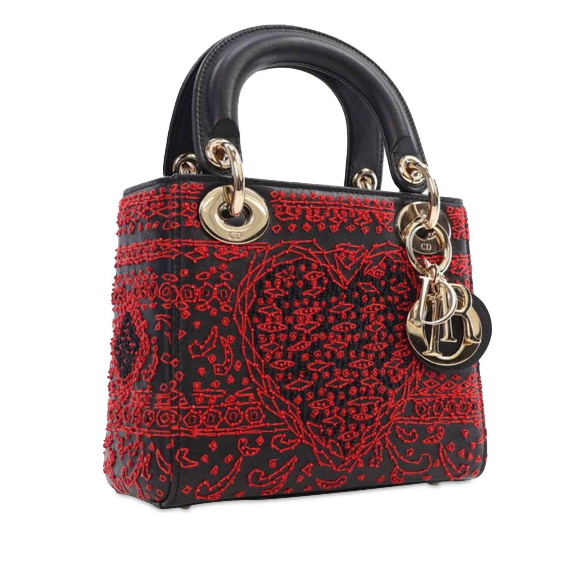 Dior Lady Dior Chain Leather Shoulder Bag