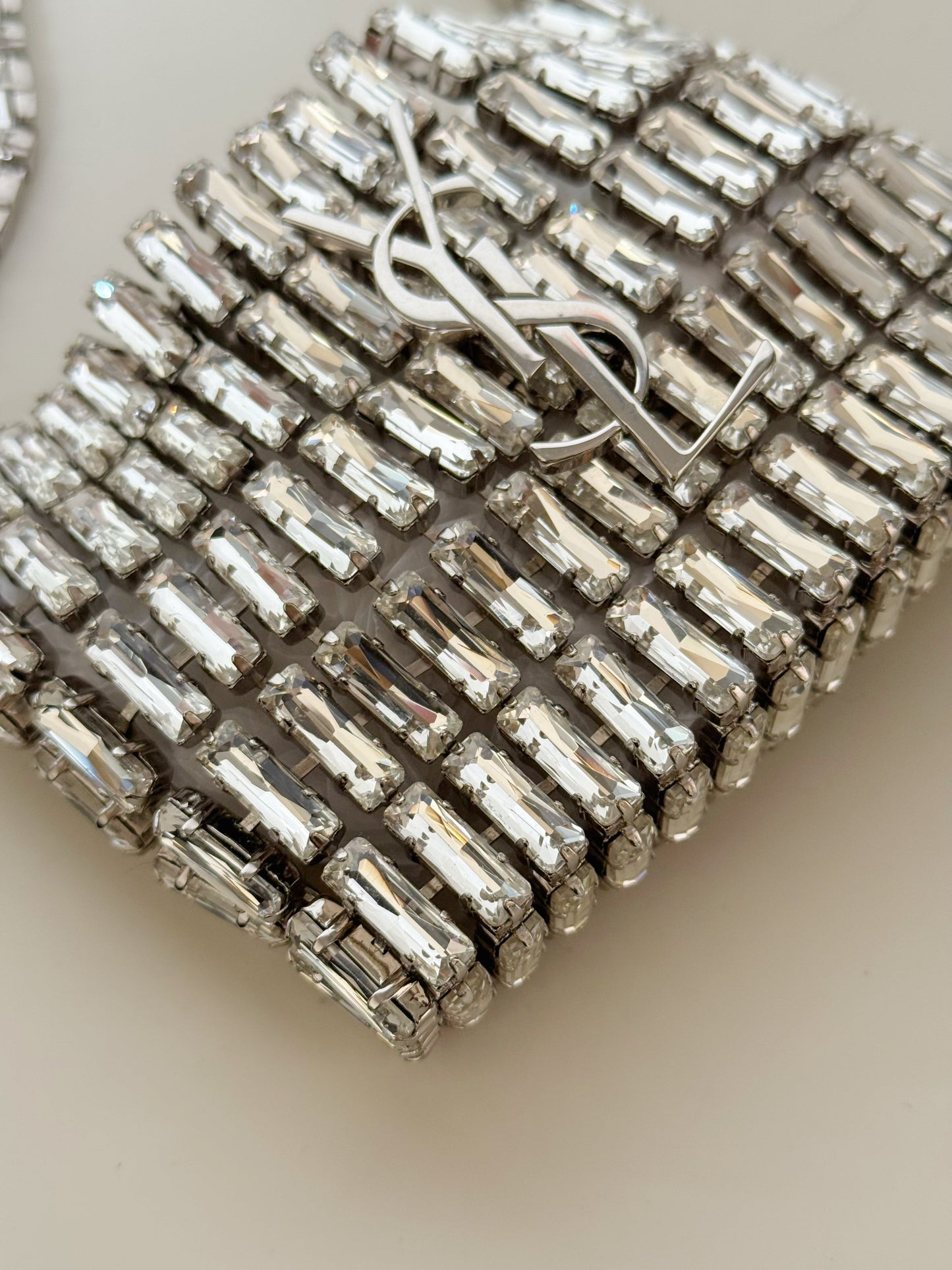 Saint Laurent Crystal Micro Evening Bag