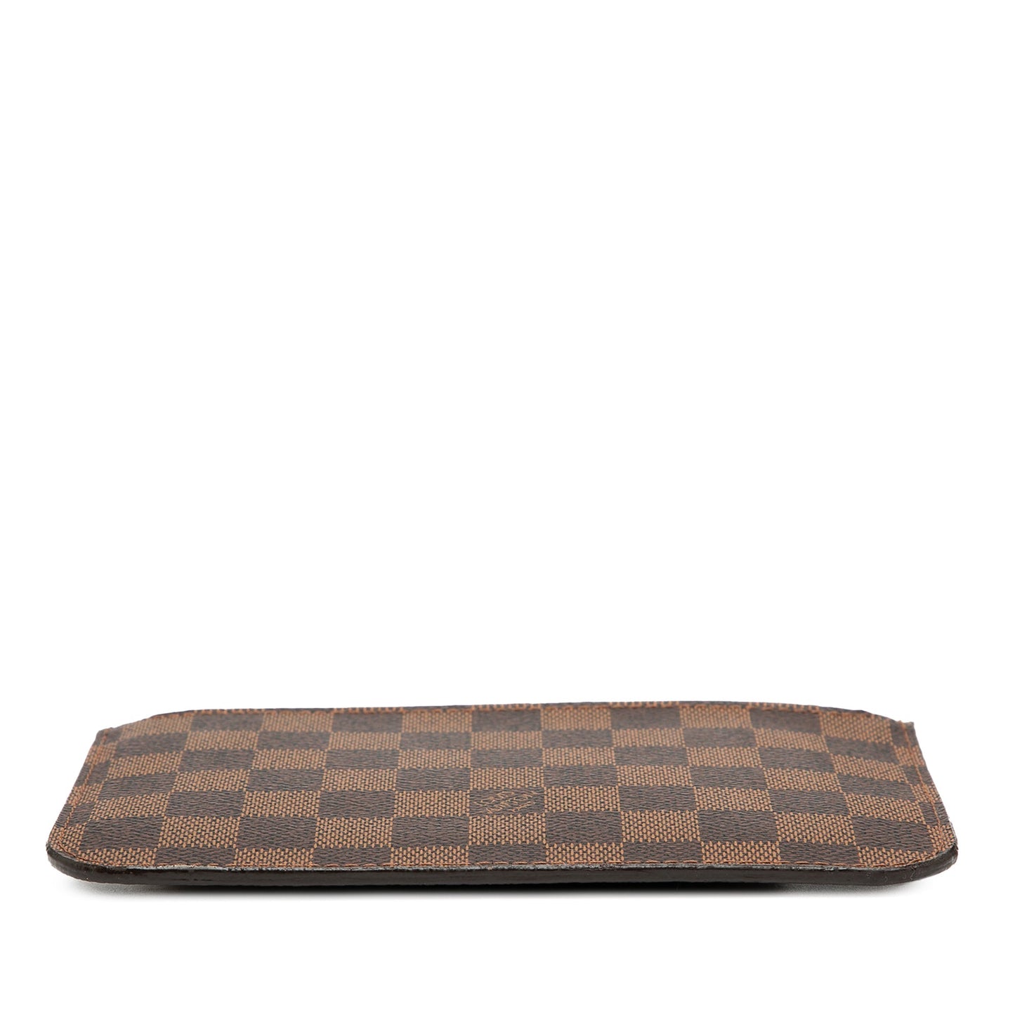 Brown Louis Vuitton Damier Ebene Neverfull PM Pouch