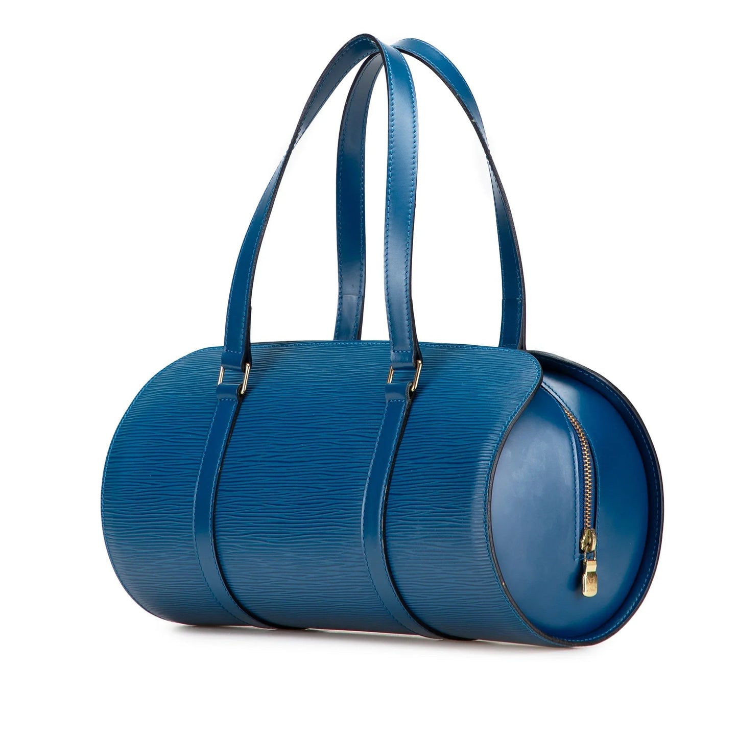 Blue Louis Vuitton Epi Soufflot Shoulder Bag