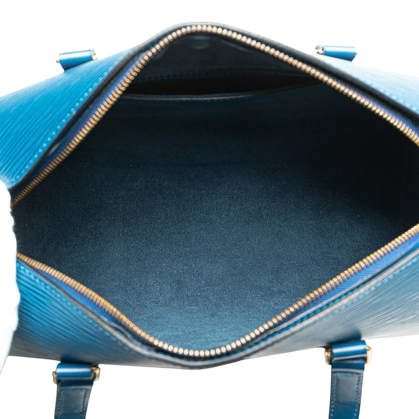 Blue Louis Vuitton Epi Soufflot Shoulder Bag