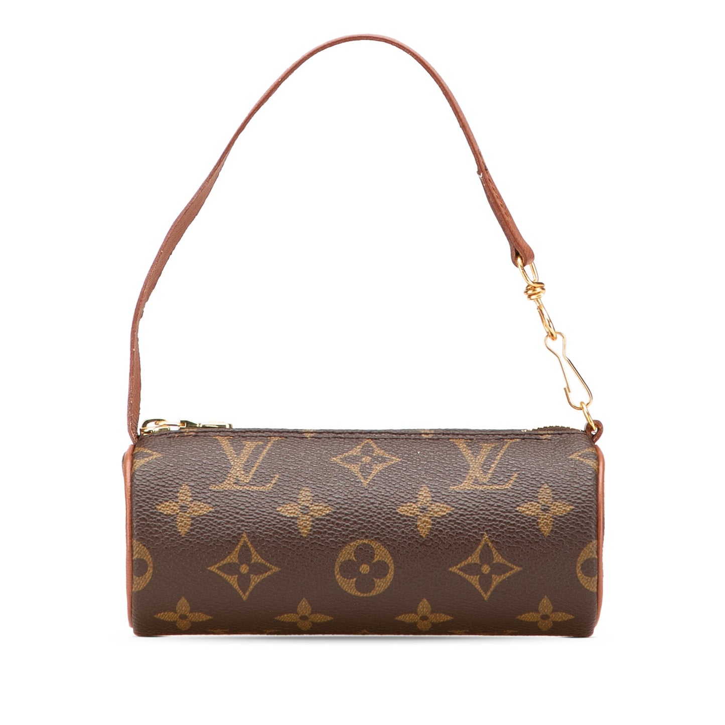 Brown Louis Vuitton Monogram Papillon Pochette Handbag
