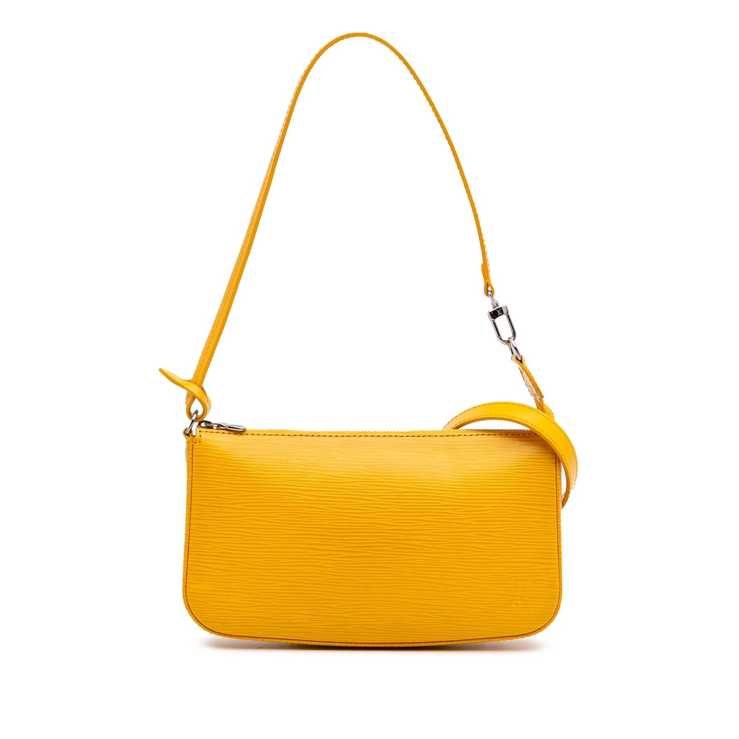 Yellow Louis Vuitton Epi Pochette Accessoires Shoulder Bag