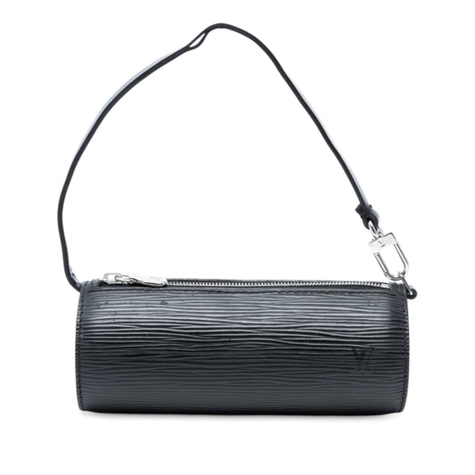 Black Louis Vuitton Epi Pochette Papillon Handbag