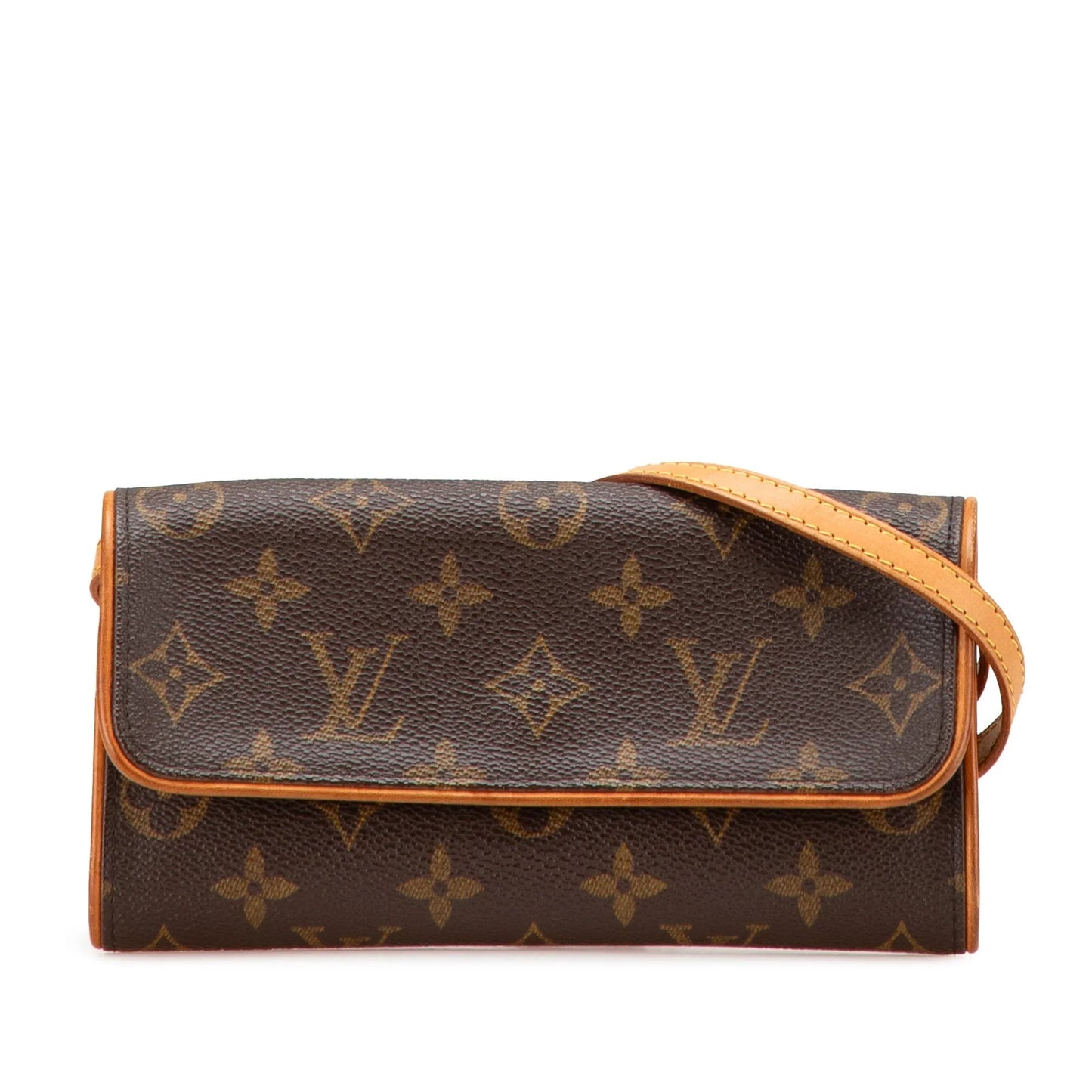 Brown Louis Vuitton Monogram Pochette Twin PM Crossbody Bag