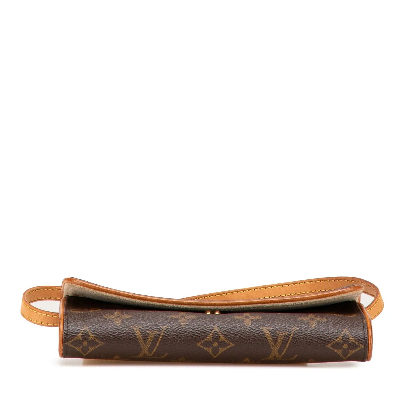 Brown Louis Vuitton Monogram Pochette Twin PM Crossbody Bag