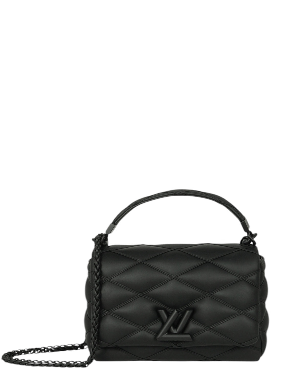 Louis Vuitton Black Out Malletage Top Handle GO-14 MM