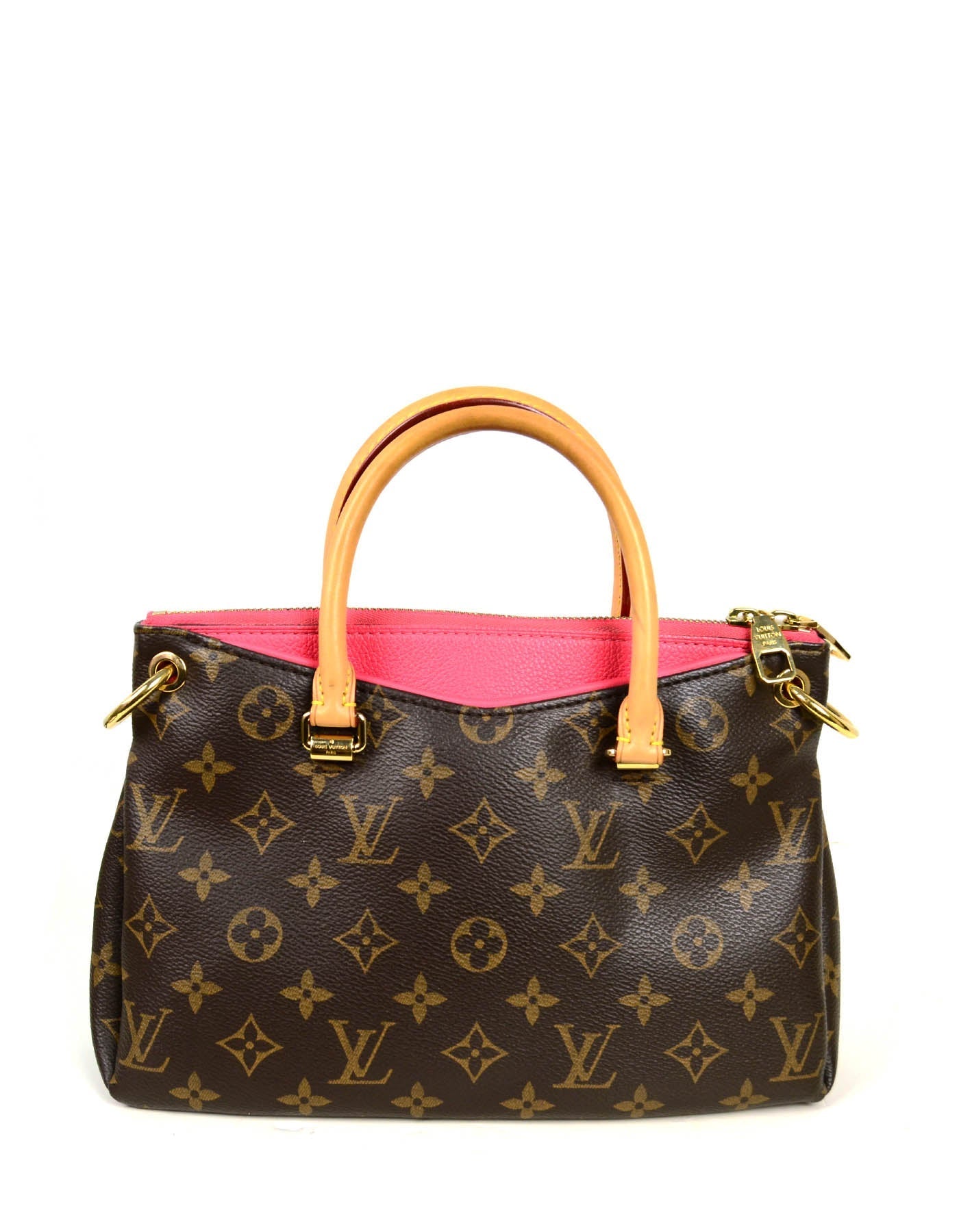 Louis Vuitton Monogram/Rose Litchi Pallas BB Crossbody Bag