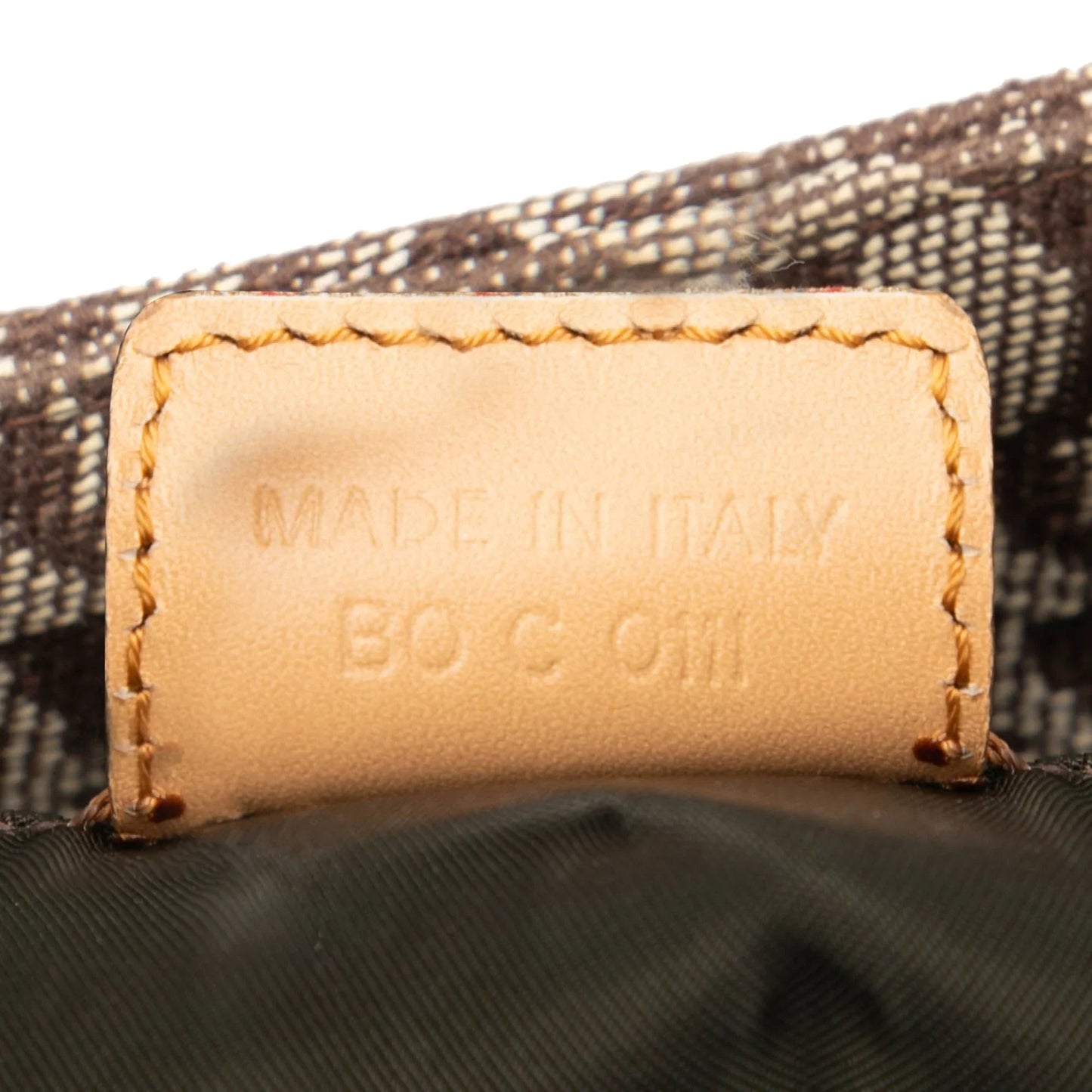 Brown Dior Diorissimo Trotter Canvas Tote