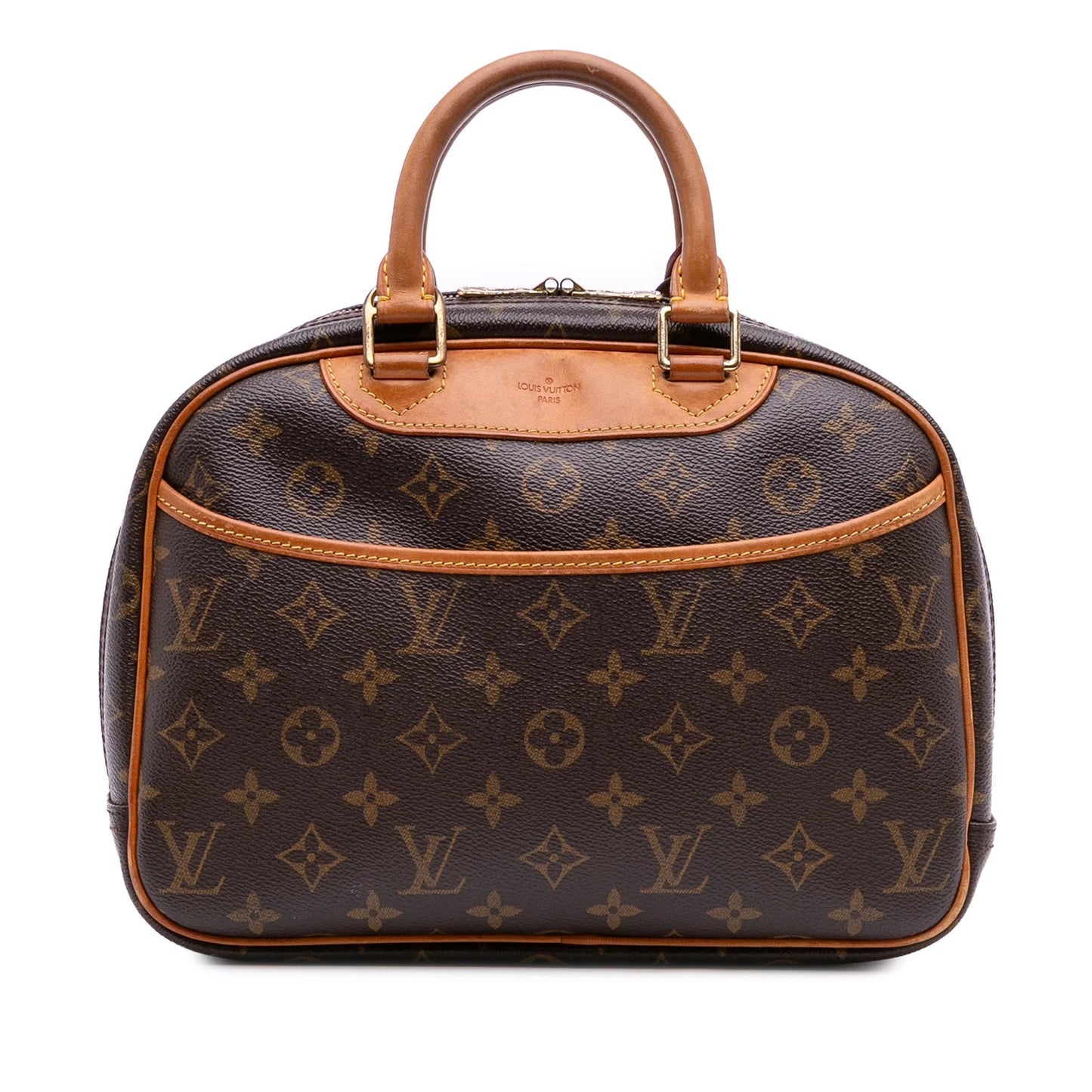 Brown Louis Vuitton Monogram Trouville Handbag