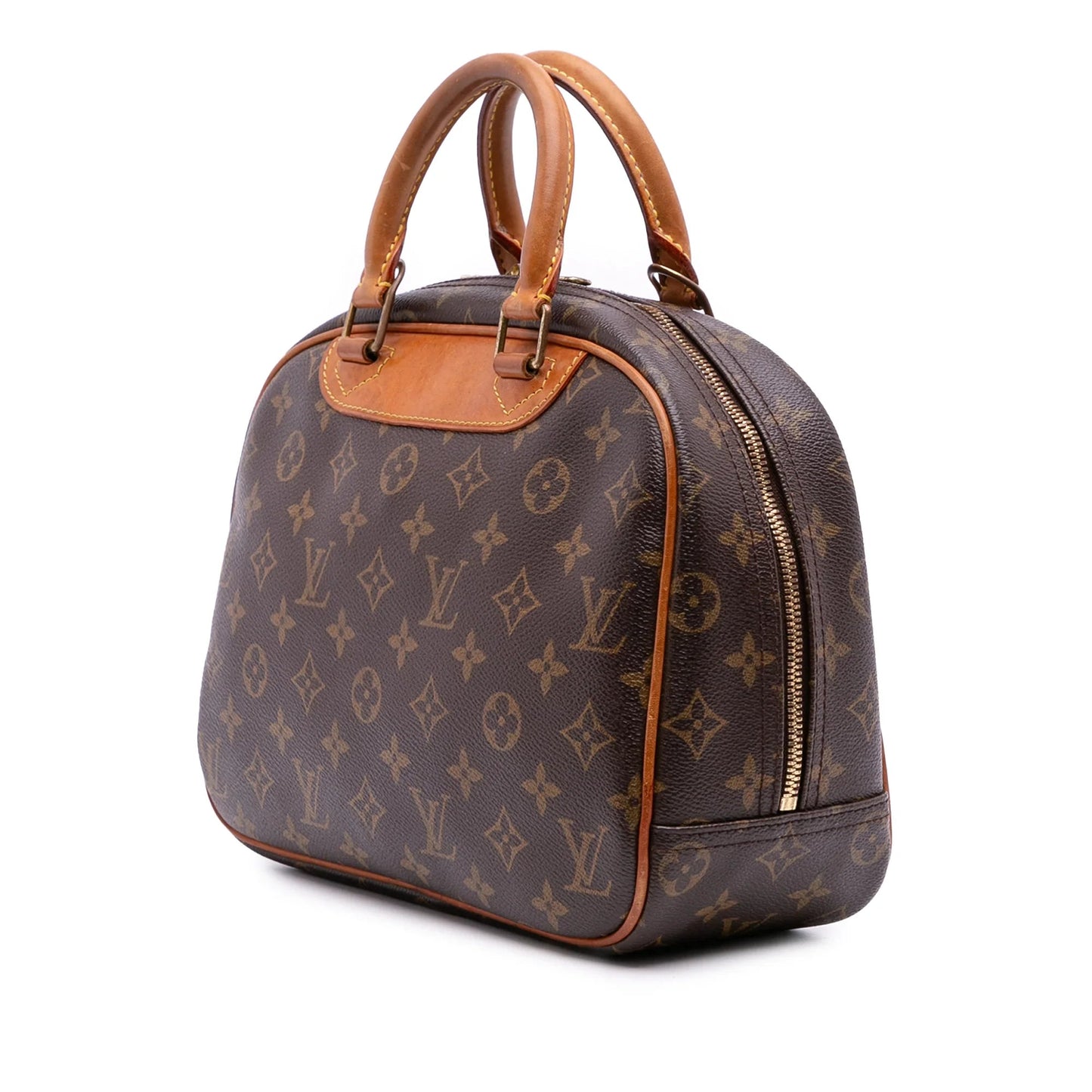 Brown Louis Vuitton Monogram Trouville Handbag