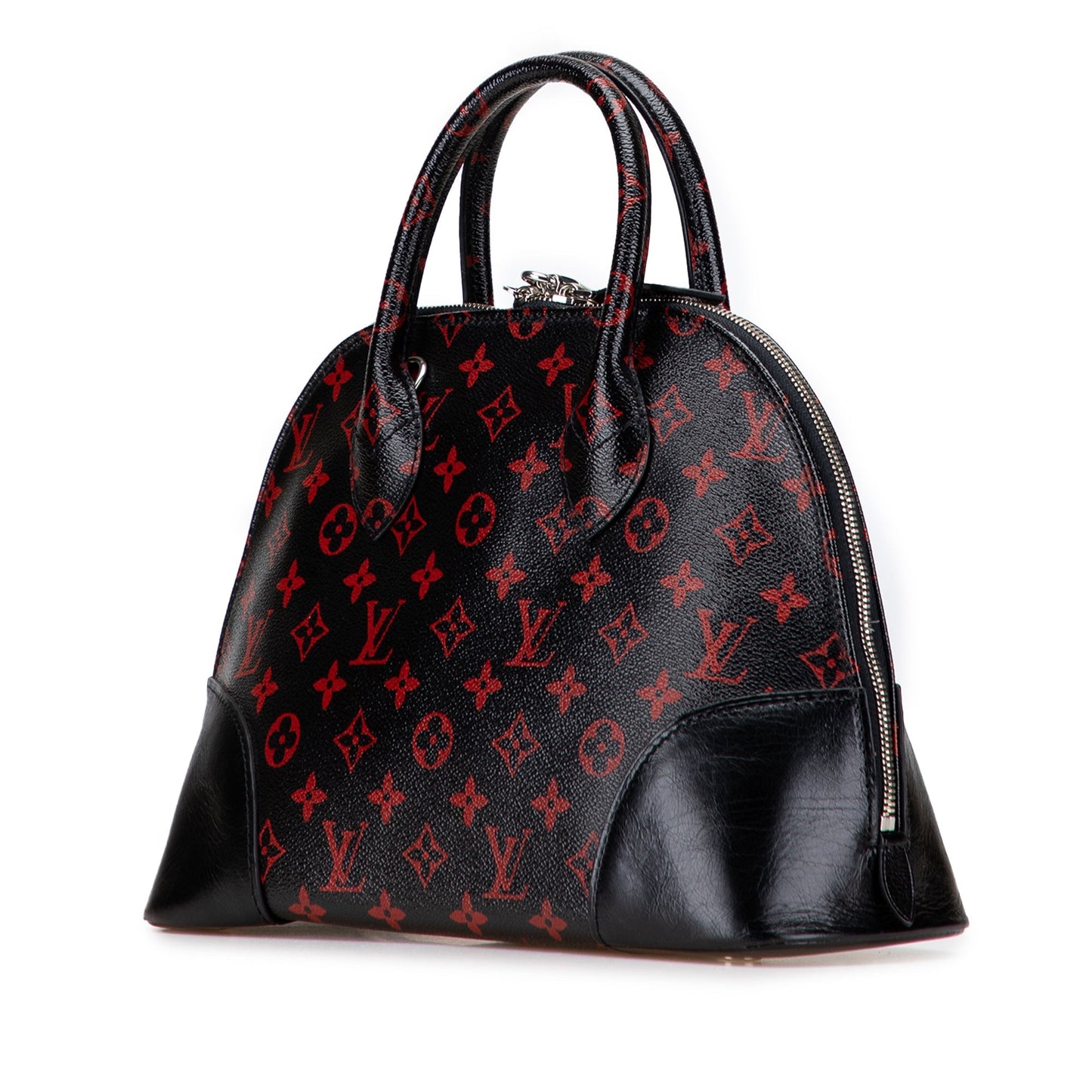 Black Louis Vuitton Monogram Infrarouge Alma PM Satchel