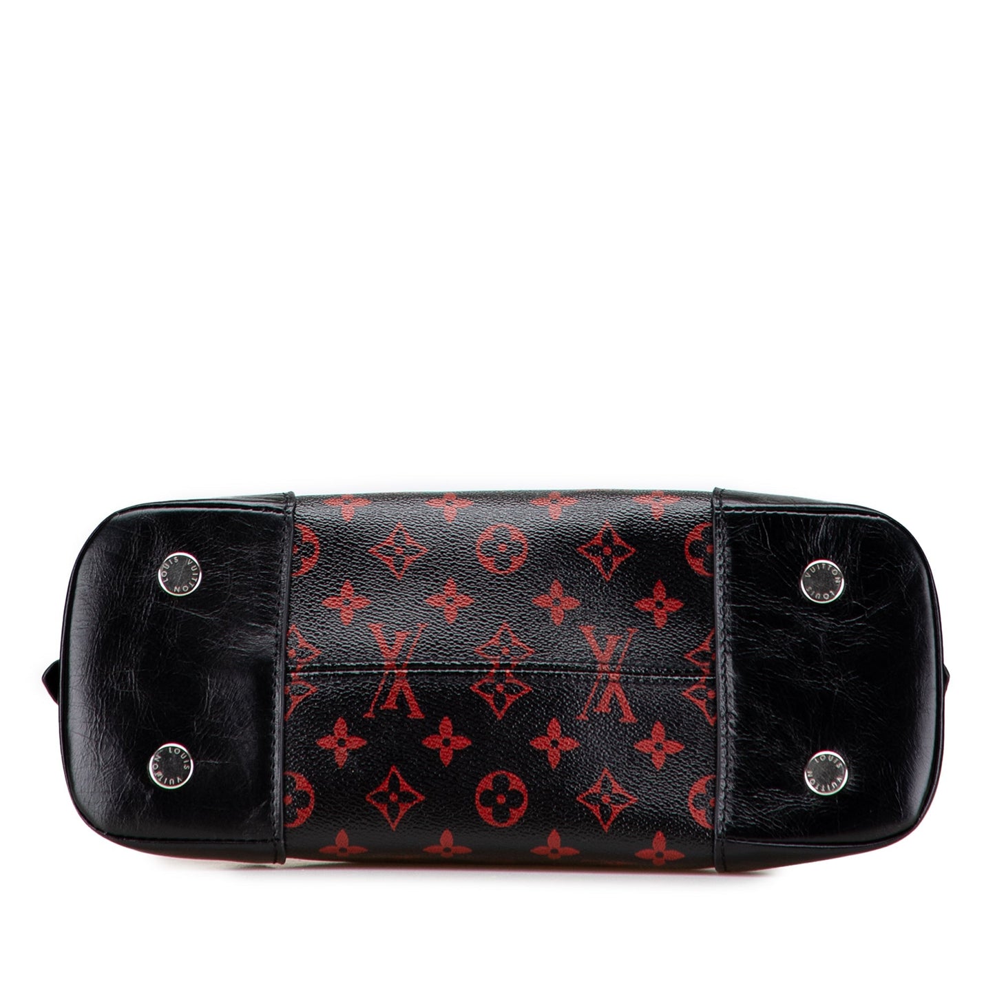 Black Louis Vuitton Monogram Infrarouge Alma PM Satchel